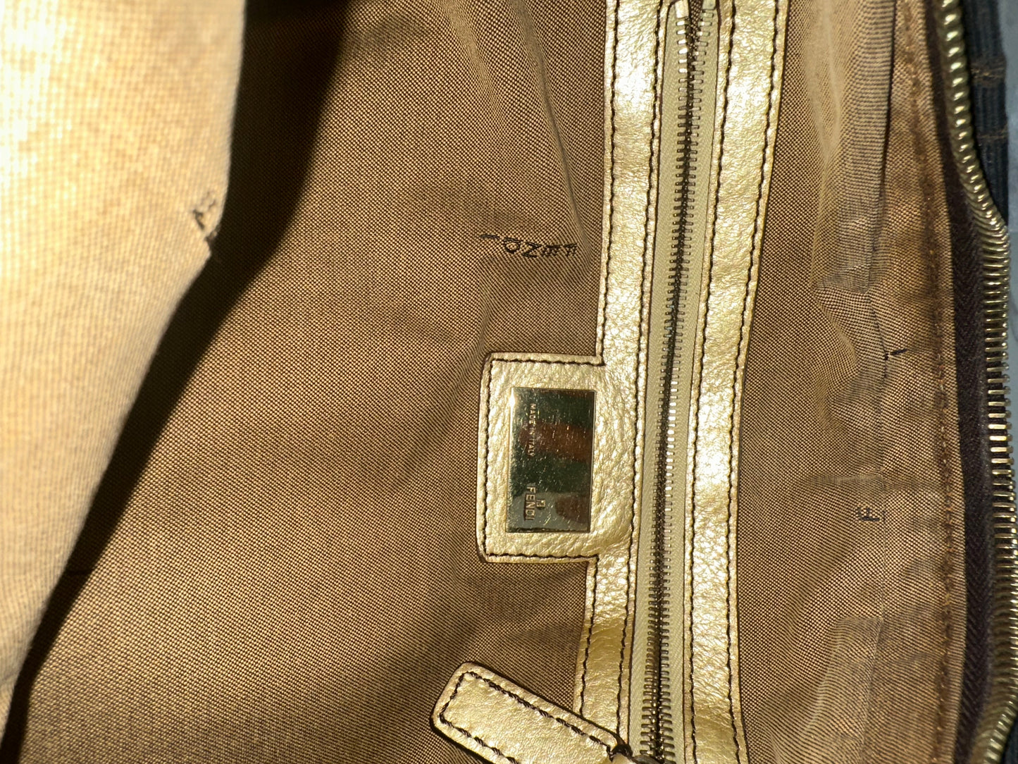 Fendi Brown Zucca Tote Bag