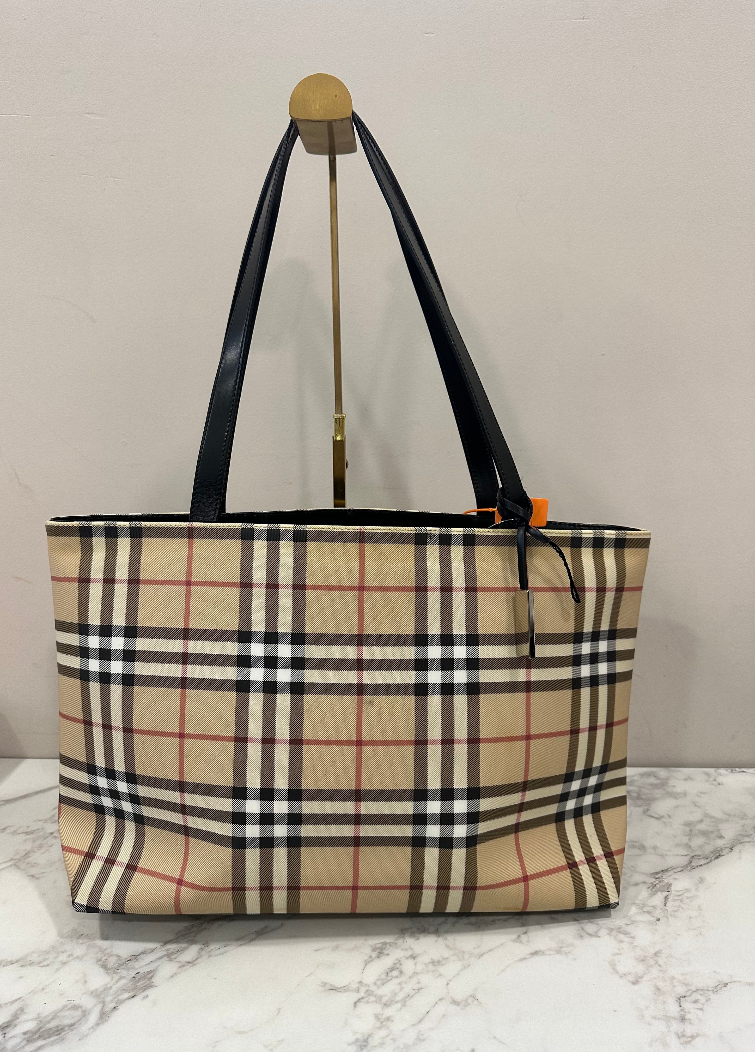 Burberry Beige PVC House Check