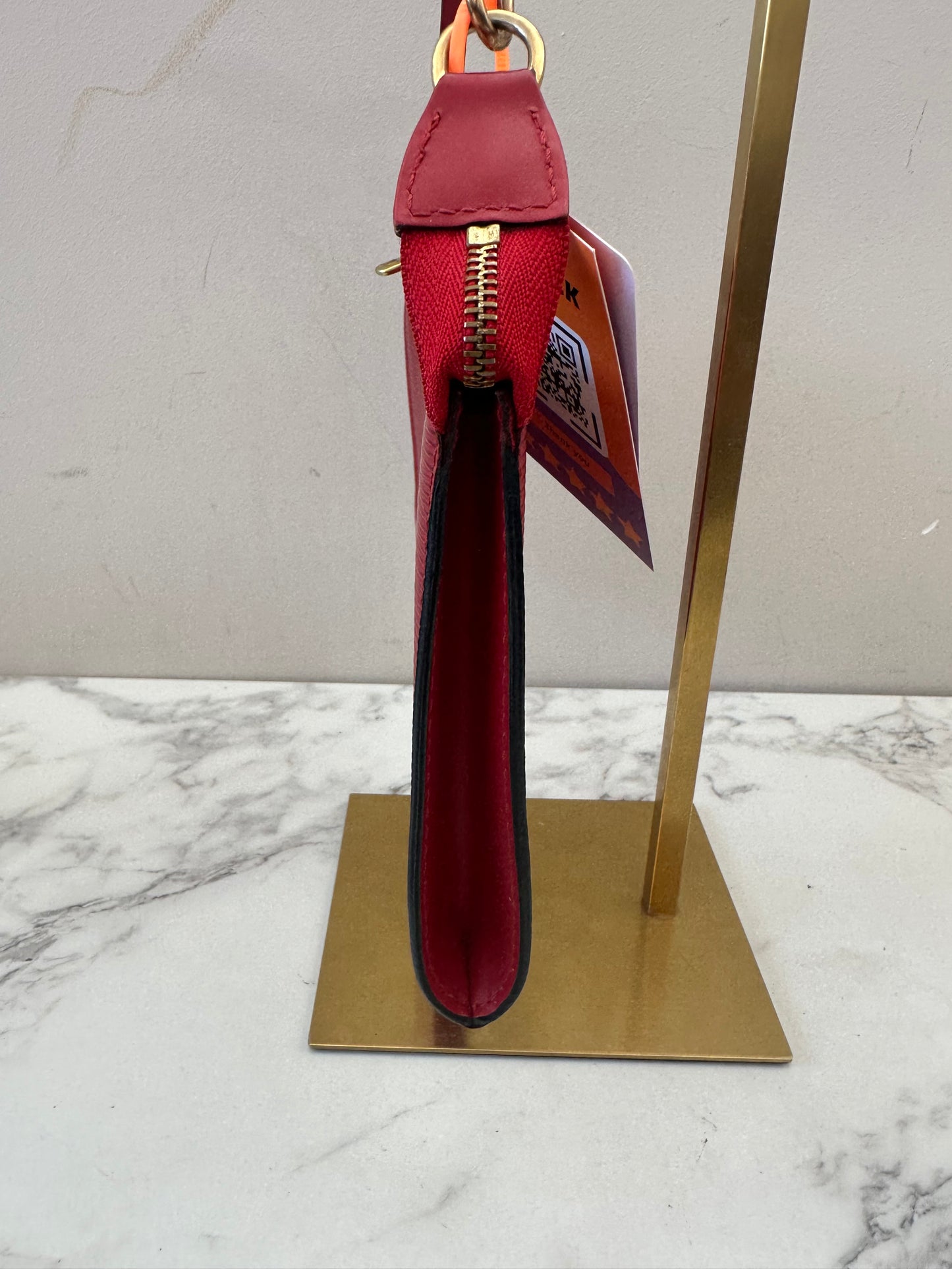 Louis Vuitton Pochette Red Epi