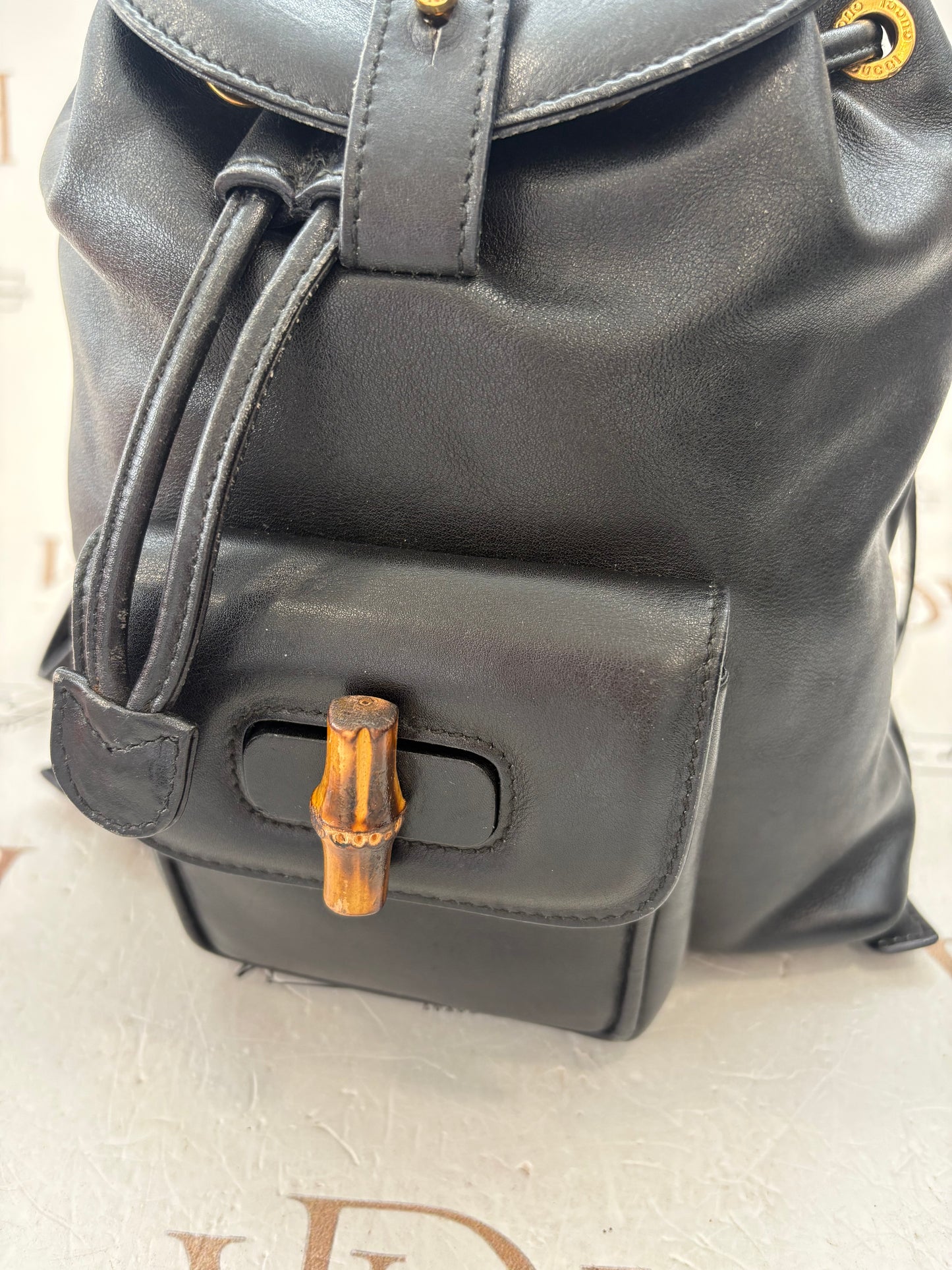 018078 - Gucci Bamboo Backpack