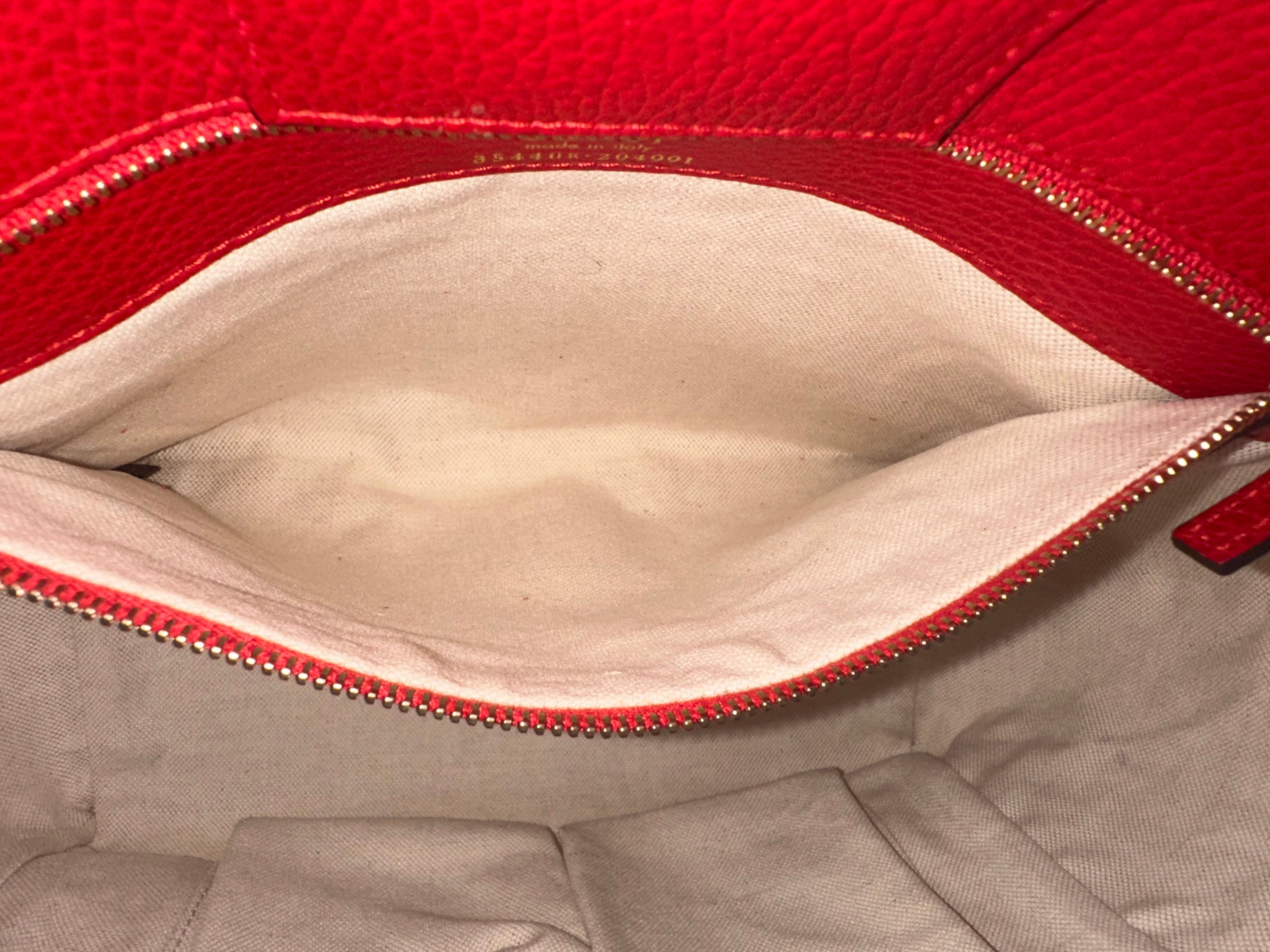 Gucci Red Swing Tote