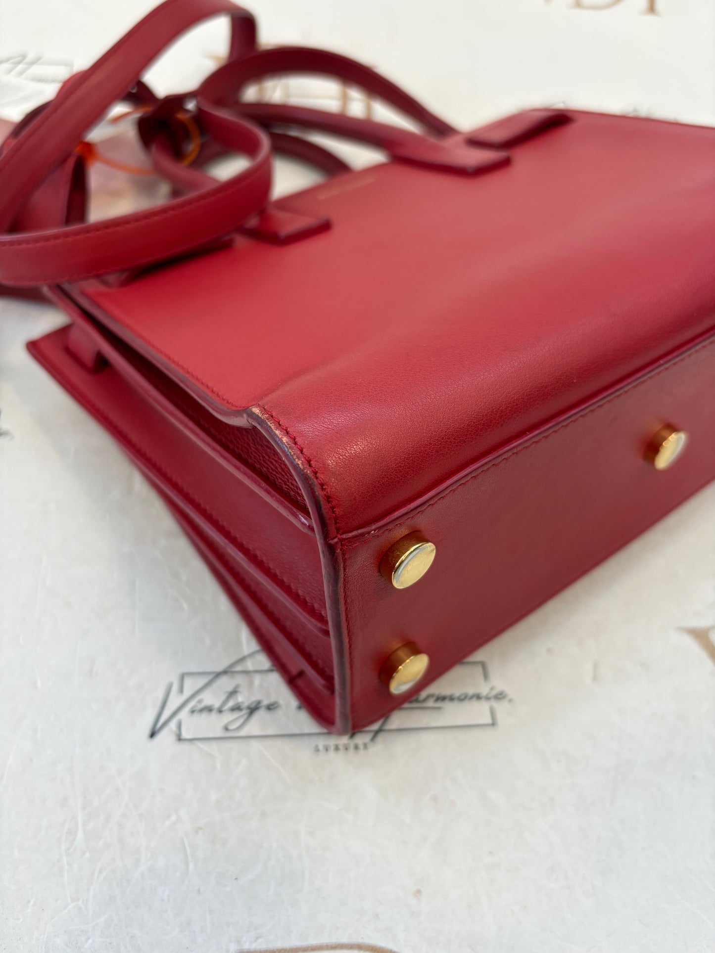 018999 - Saint Laurent Red Sac De Jour