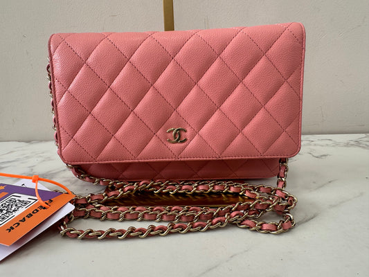 Chanel Pink Calfskin Classic