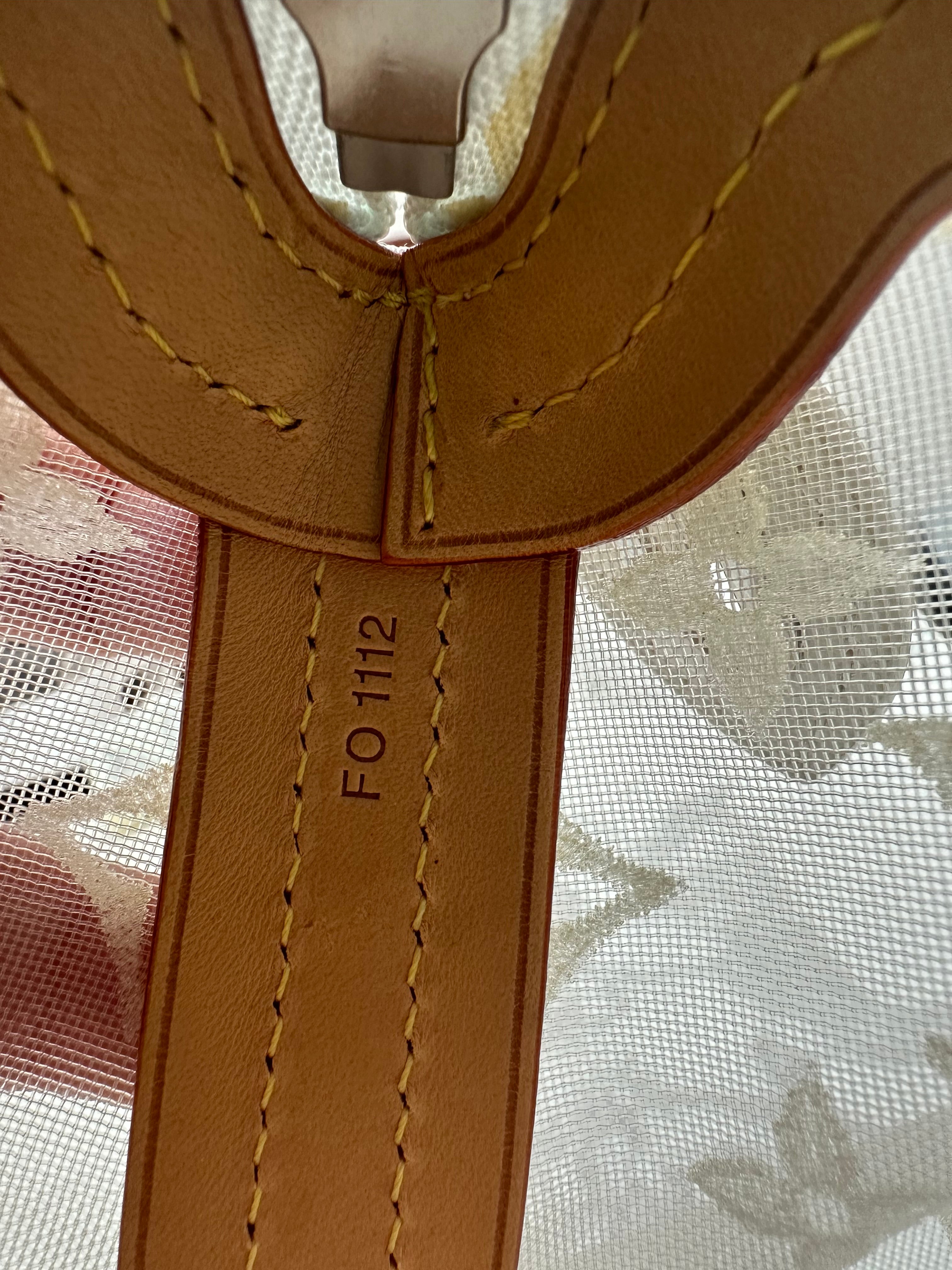 Louis Vuitton Blanc Monogram Transparent lockit east west