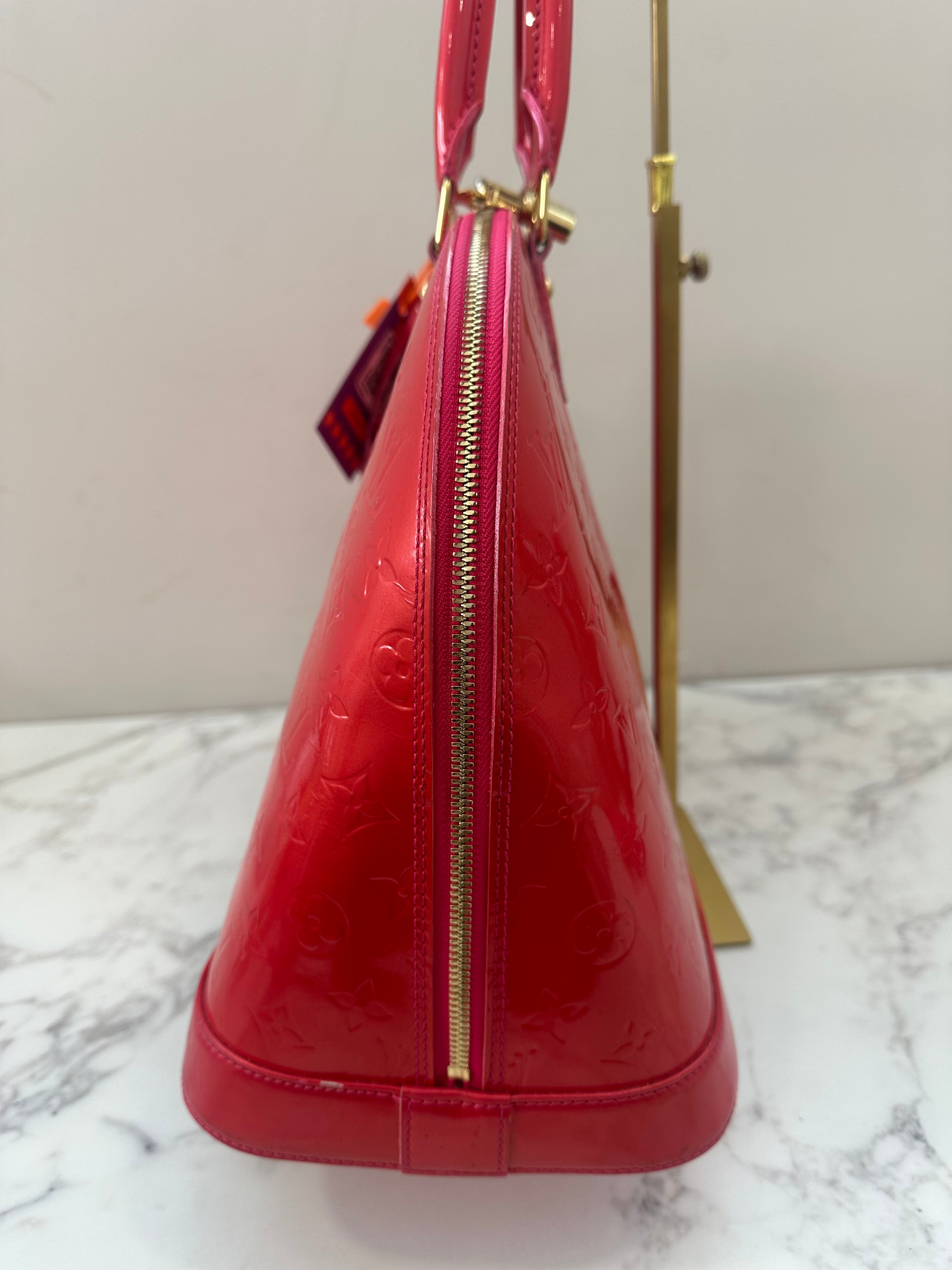 Louis Vuitton Alma Vernis Red