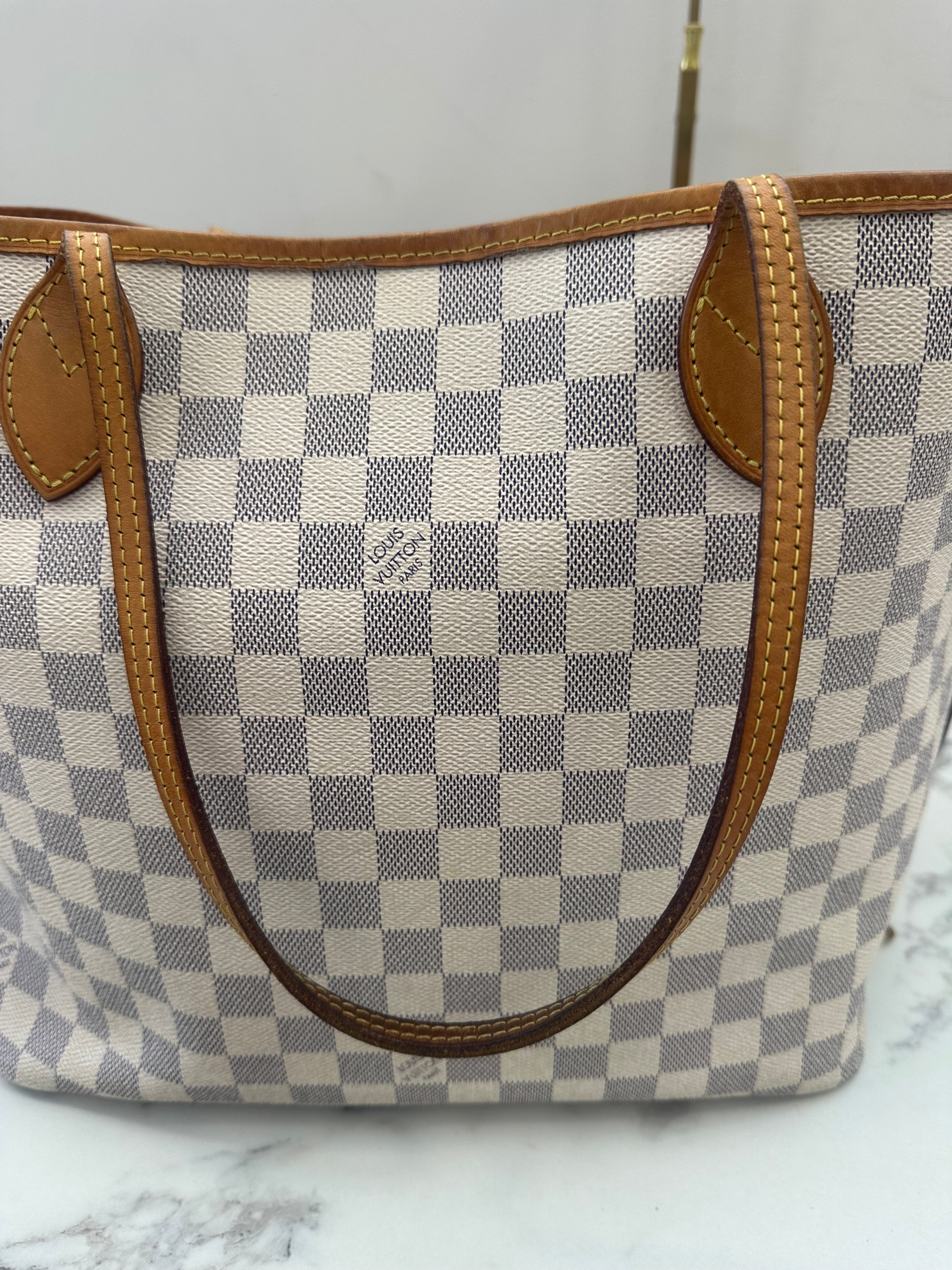 Louis Vuitton Neverfull Azur MM + Pochette