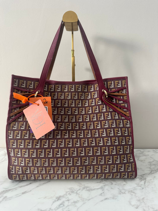 Fendi Bordeaux Zucchino
