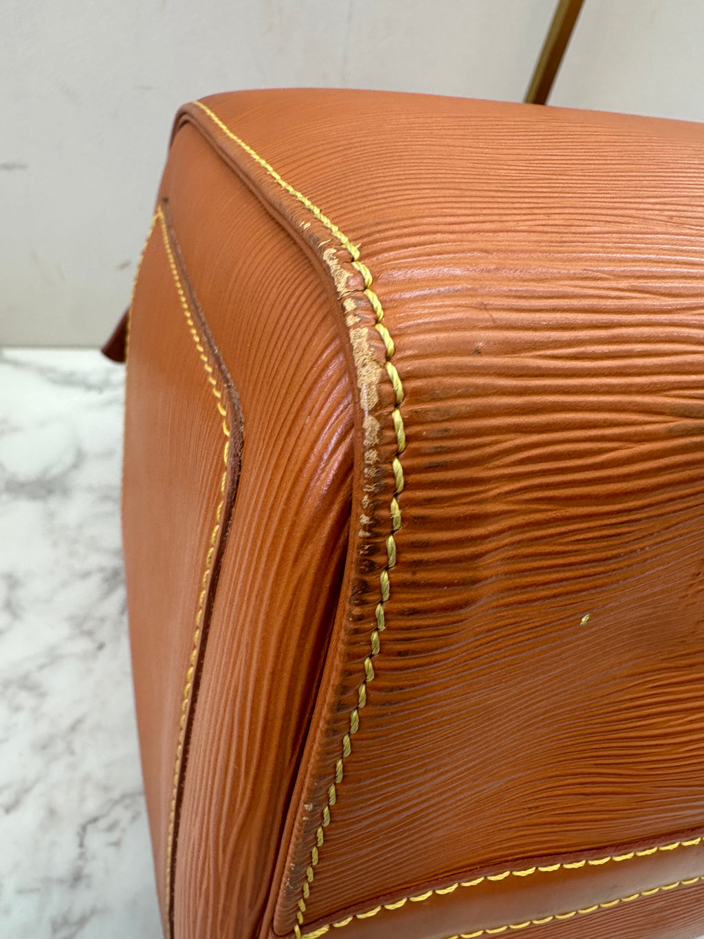 Louis Vuitton Keepall 45 Epi Brown