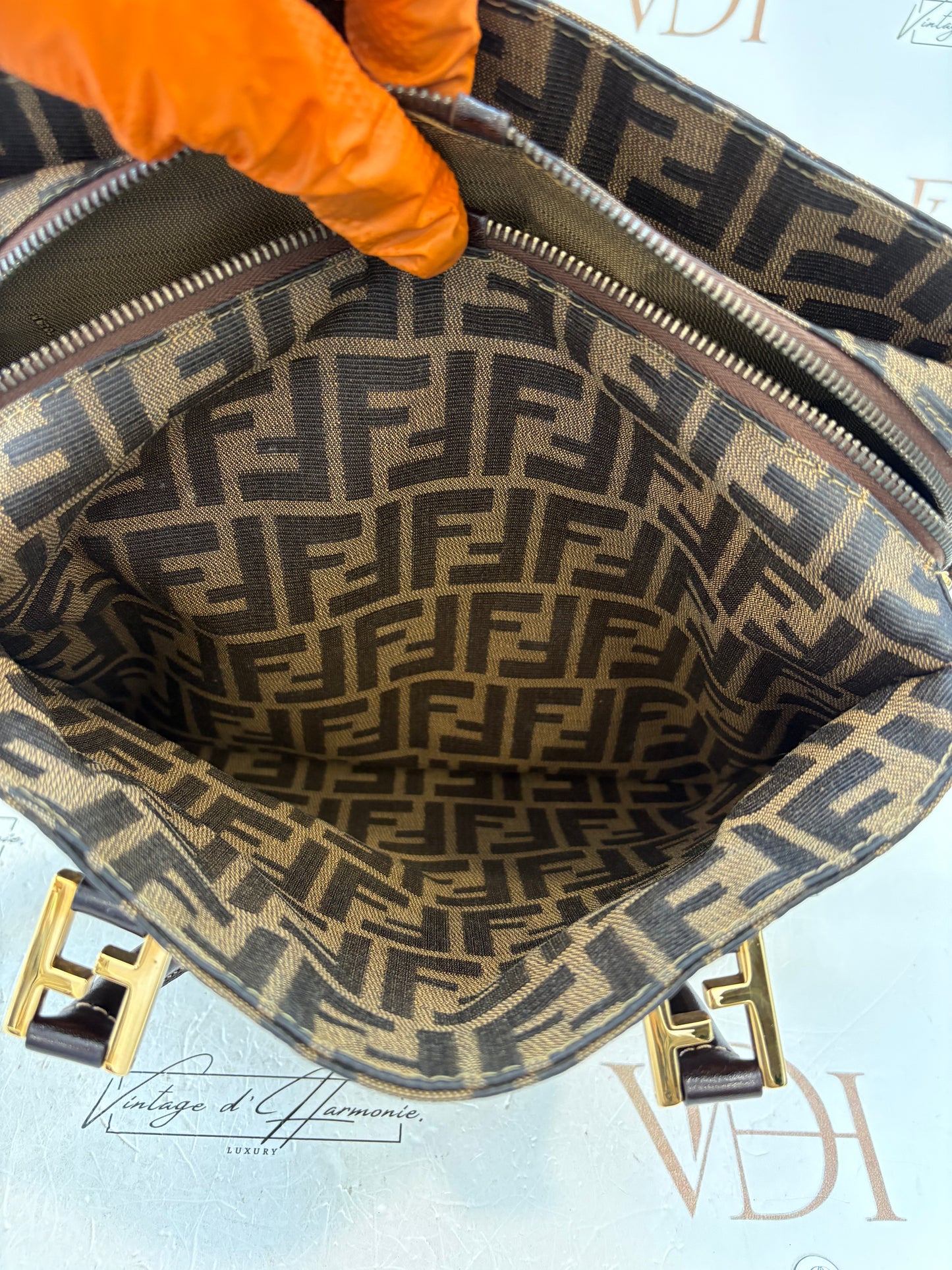 017034 - Fendi Brown Zucca