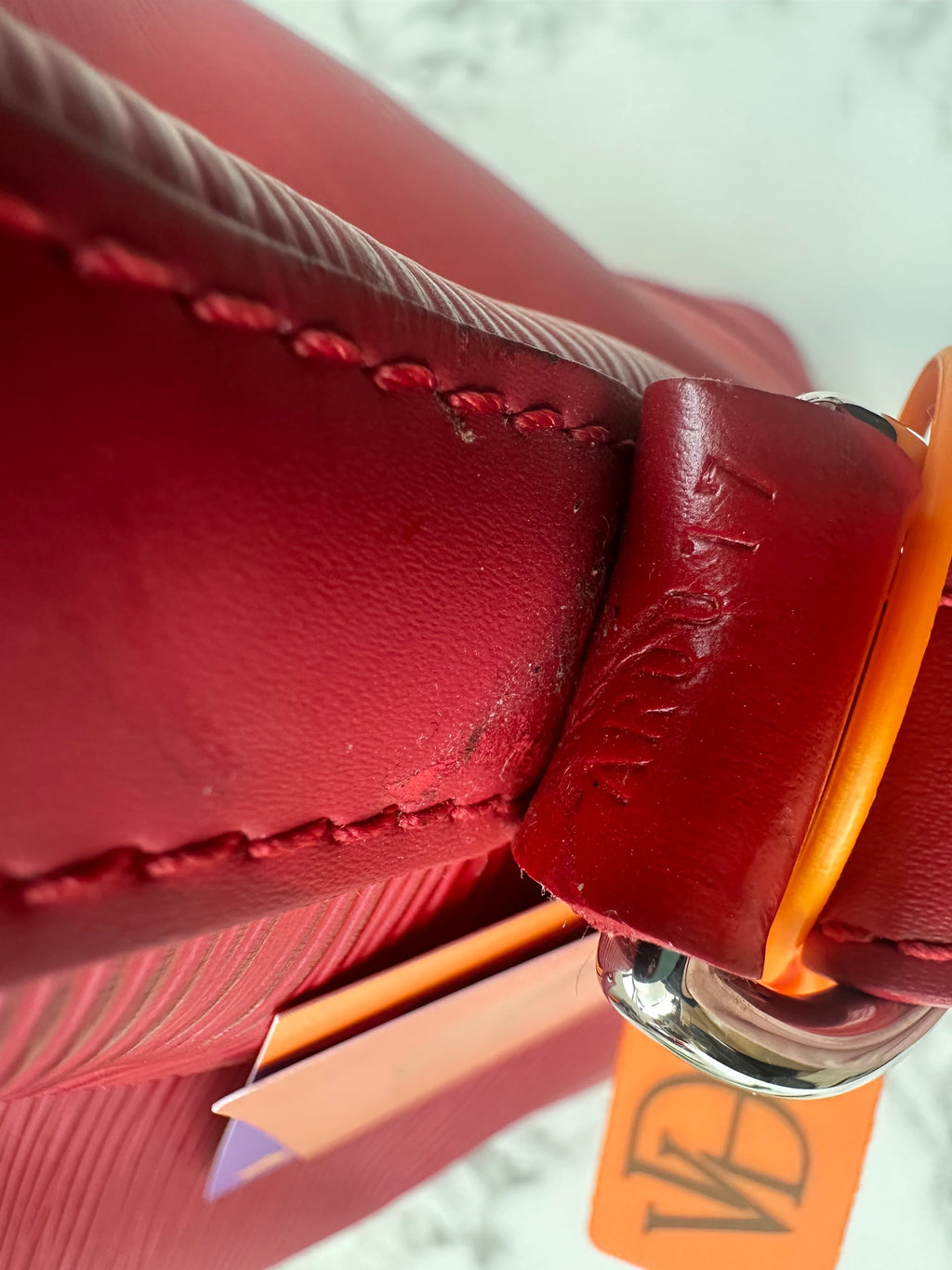 Louis Vuitton Noé Epi Red