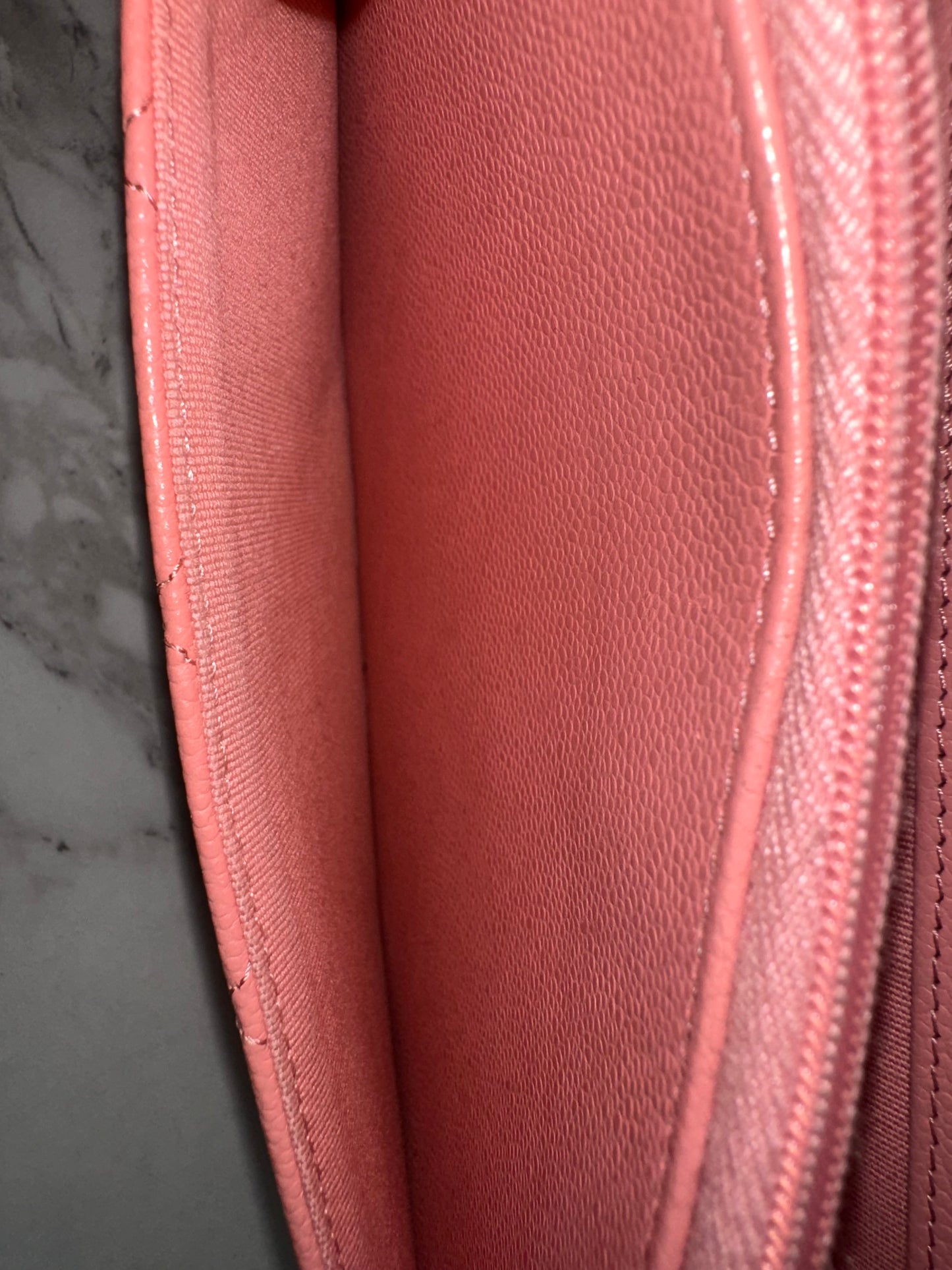 Chanel Pink Calfskin Classic
