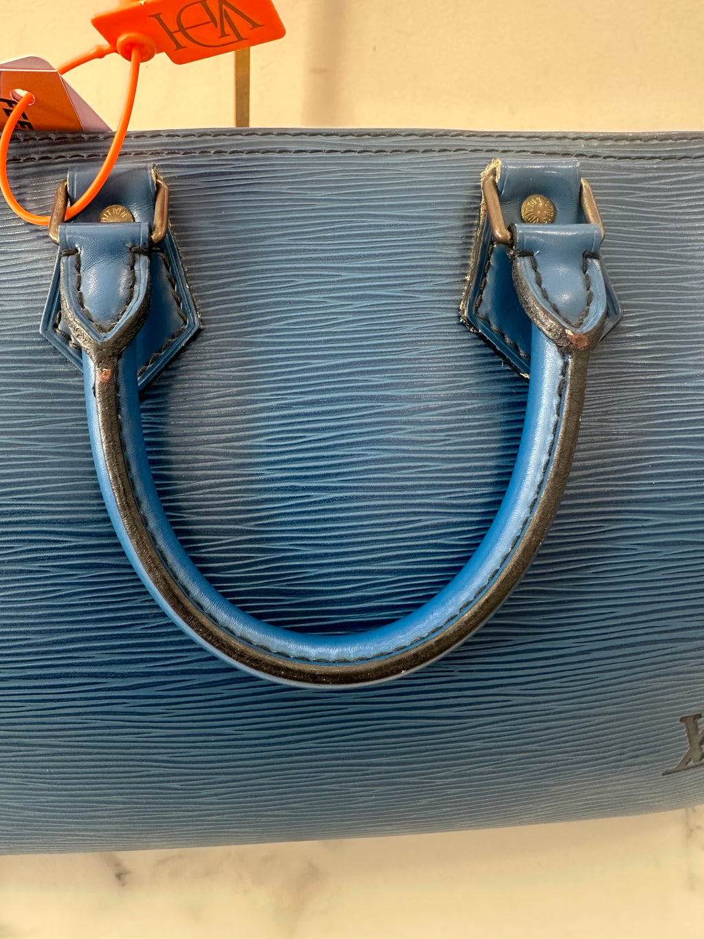 Louis Vuitton Speedy 25 Epi Blue
