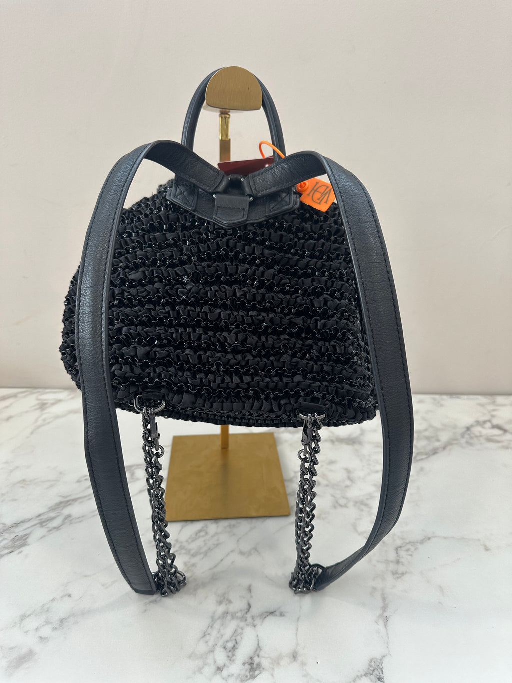 Black wirebag Backpack