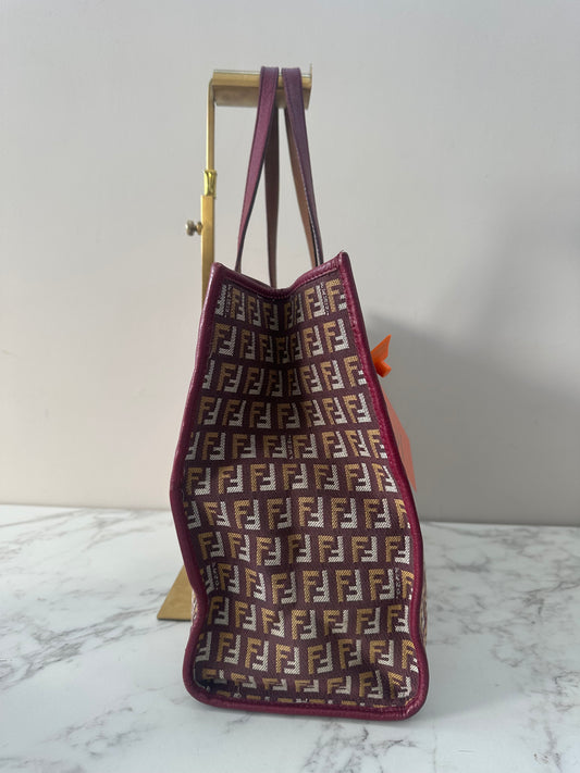 Fendi Bordeaux Zucchino