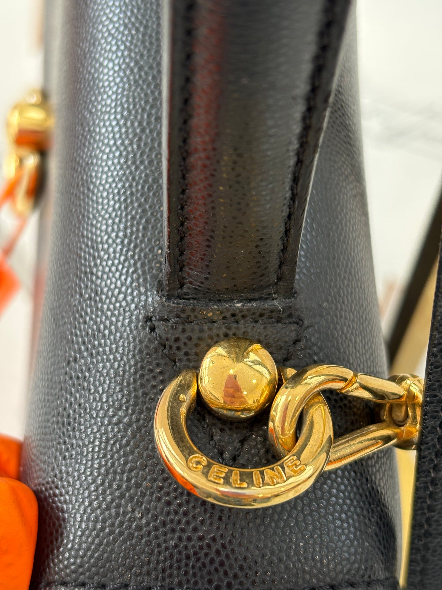 018160 - Celine Black Leather