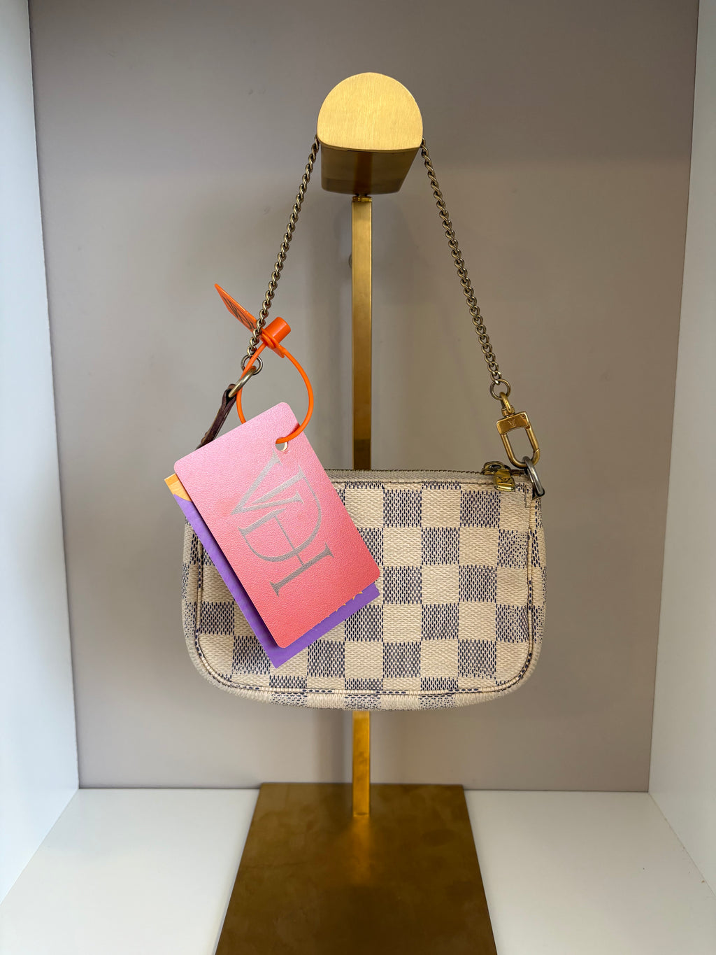 Louis Vuitton mini Pochette Damier Azur