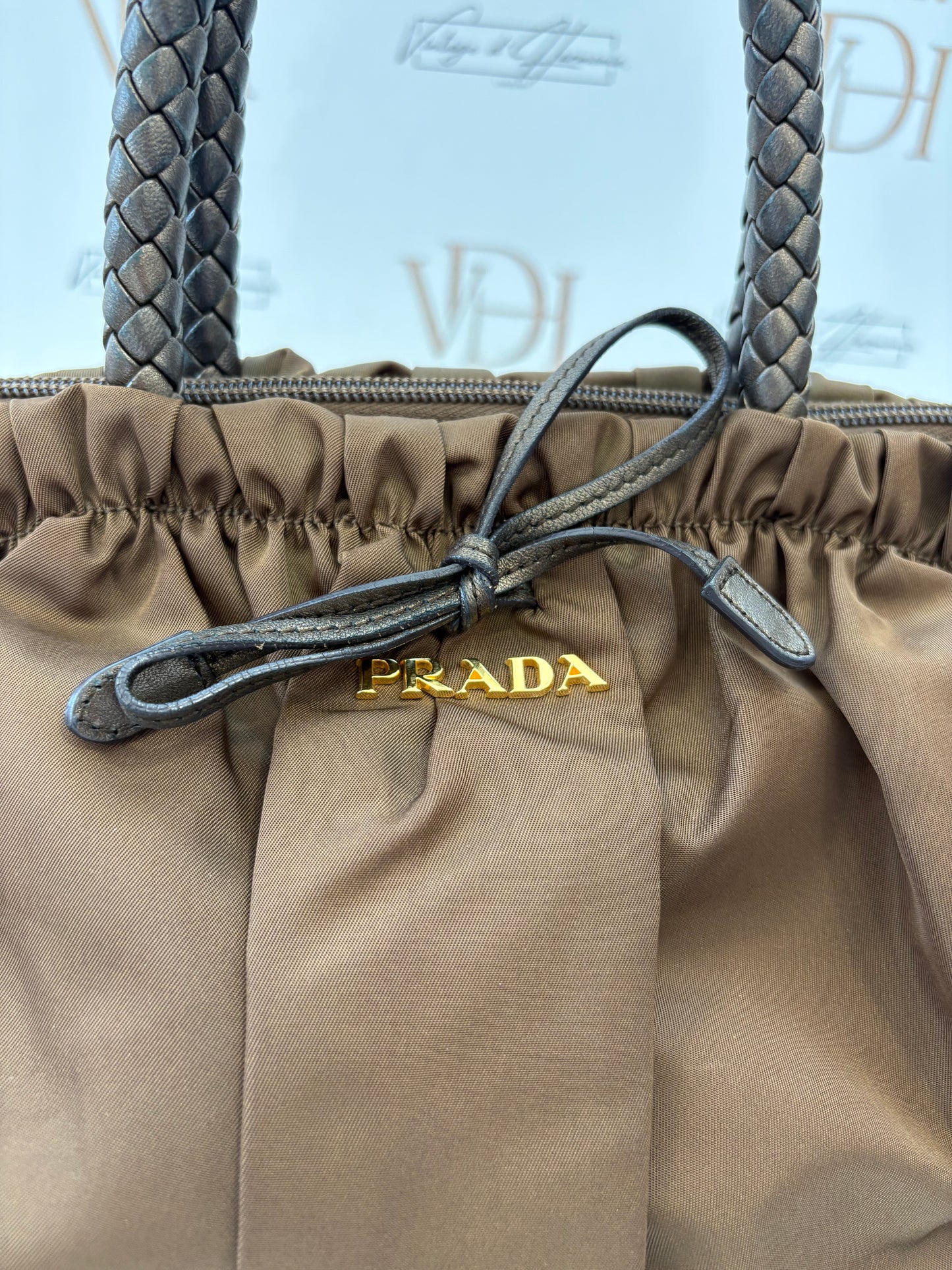 018180 - Prada Brown Nylon