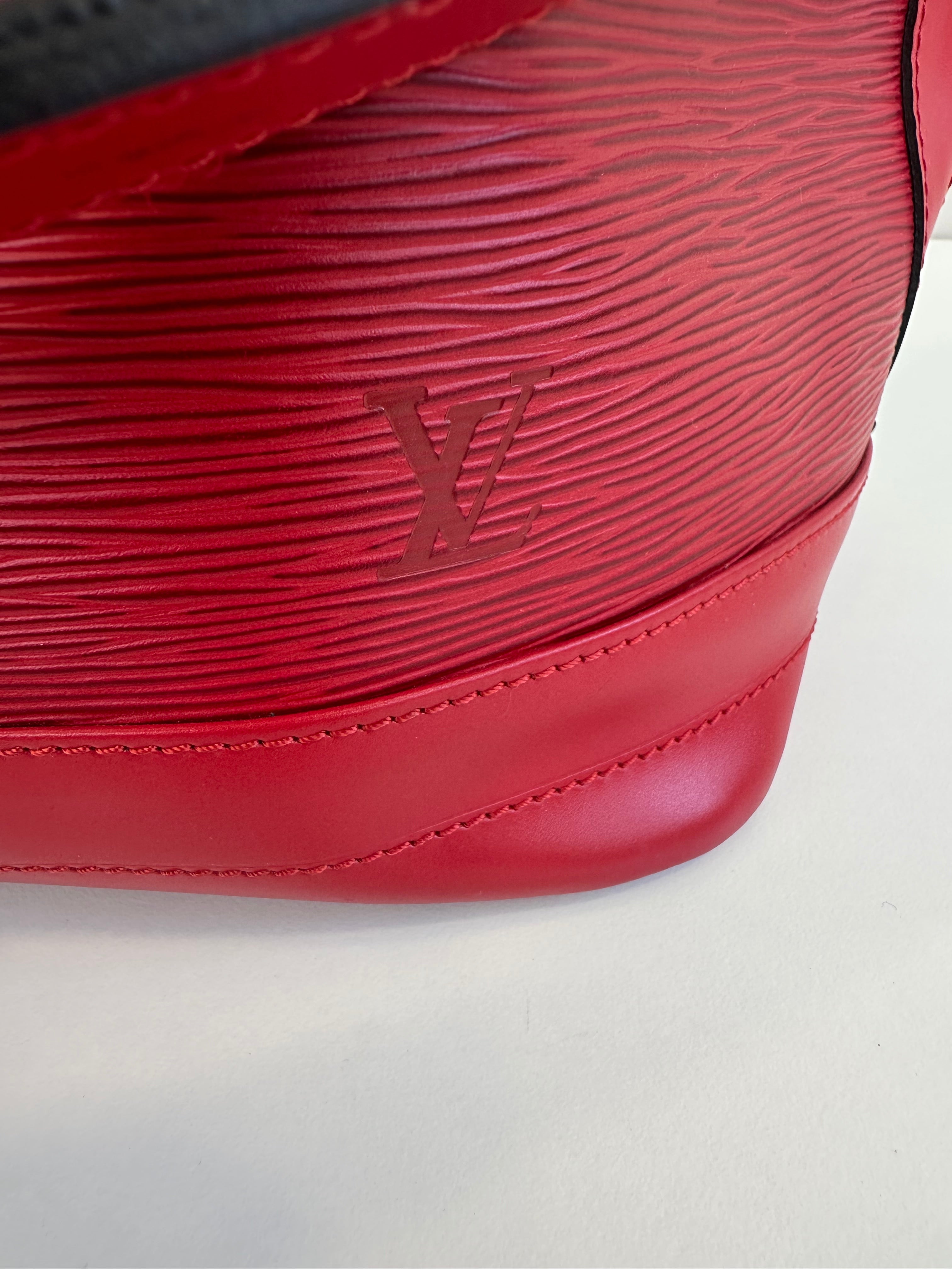 Louis Vuitton Noé Red Epi