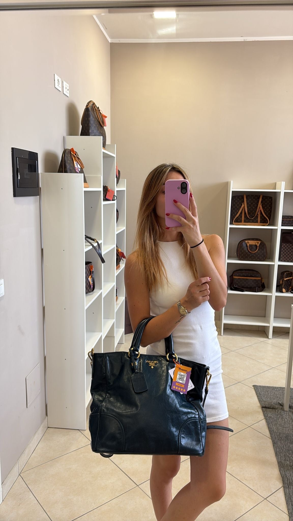 Prada Blue Galleria
