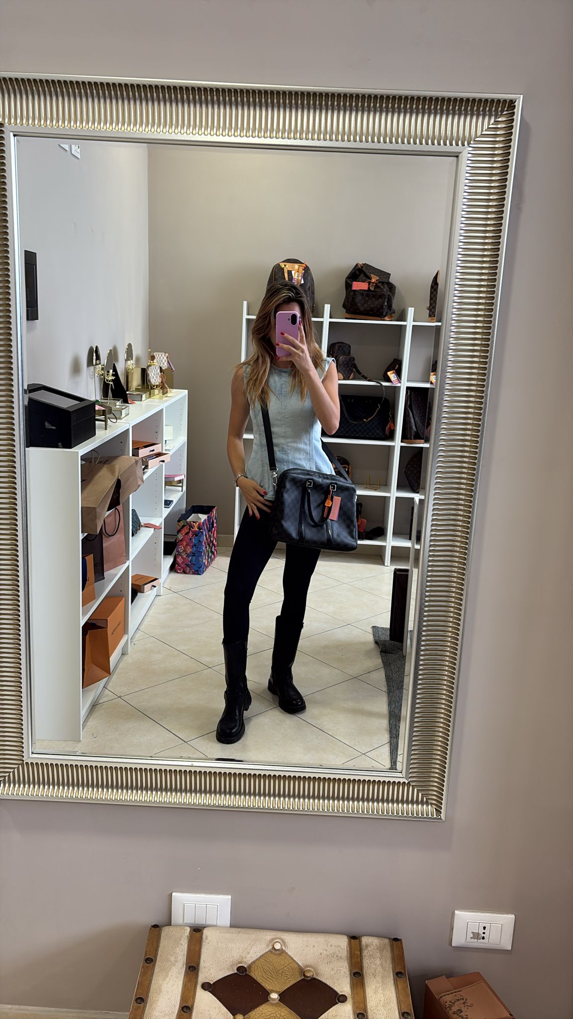 Louis Vuitton Mick MM Graphite