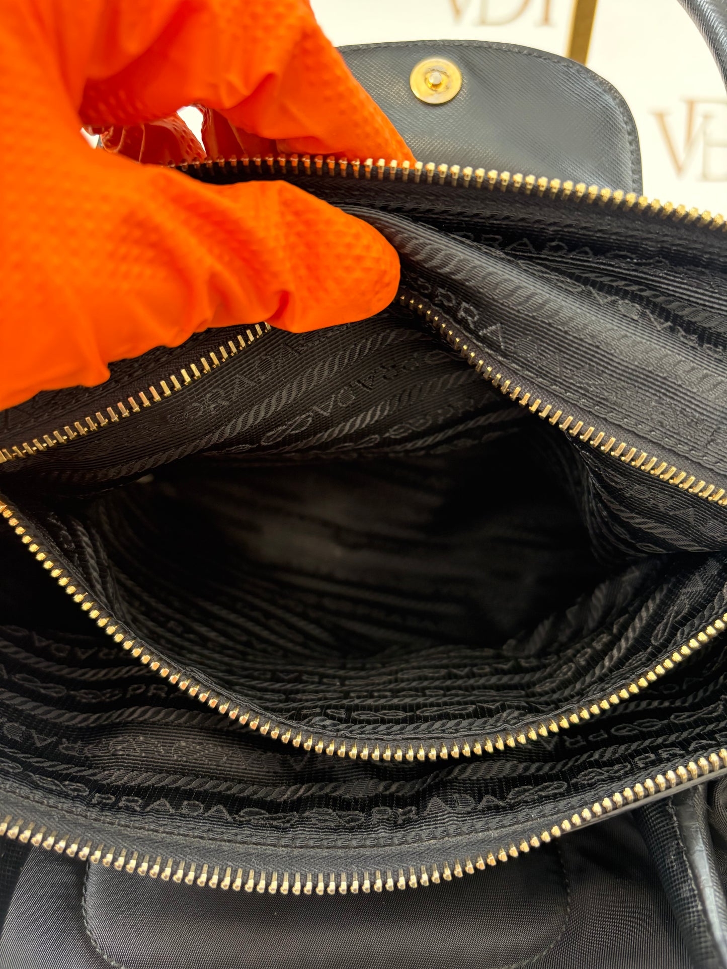 384216 - Prada Black Nylon