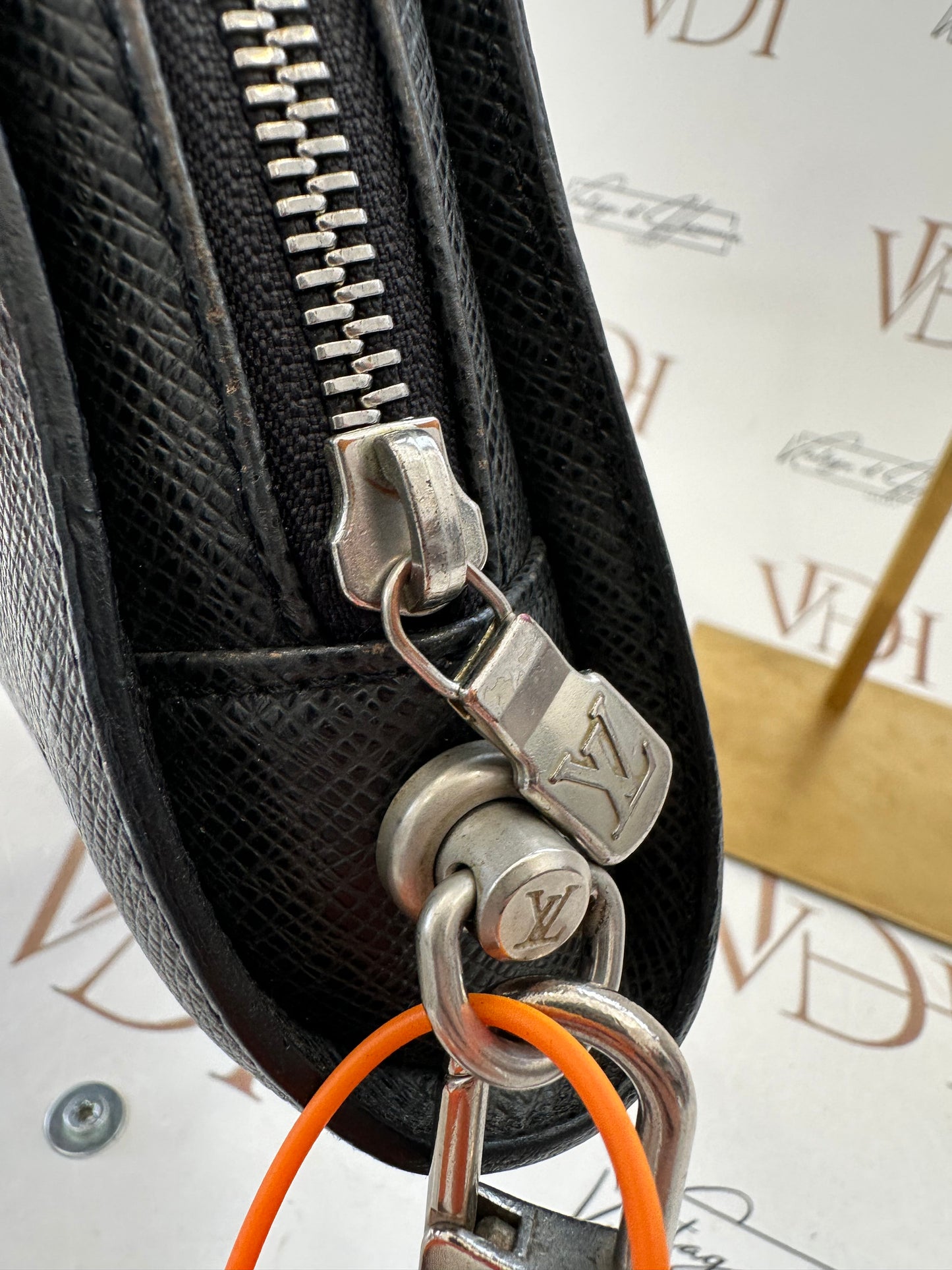 017805 - Louis Vuitton Black Taiga