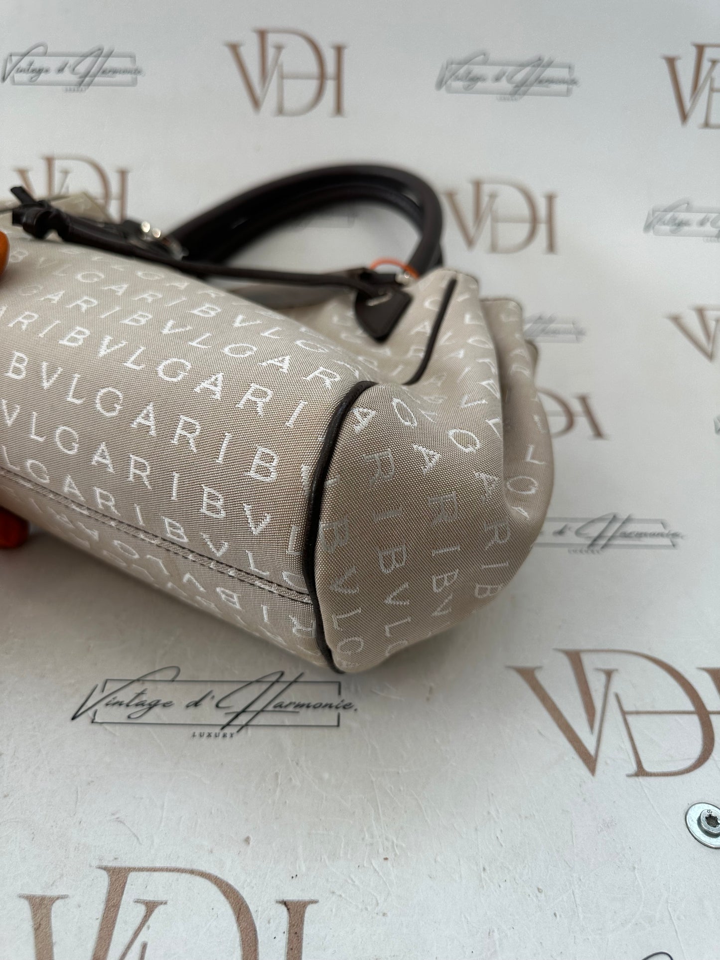 018084 - Bvlgari Beige Brown Logomania
