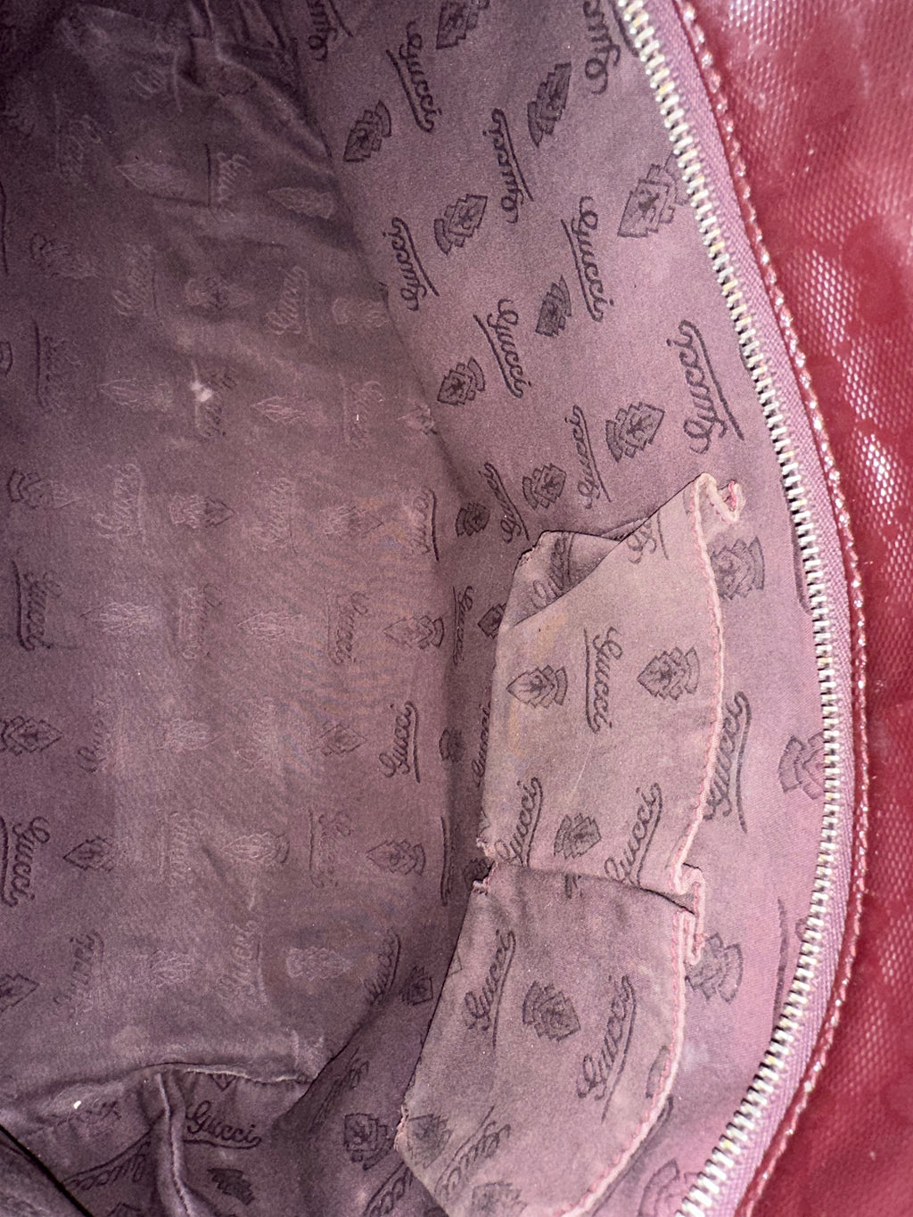 Gucci Bordeaux Tote Bag