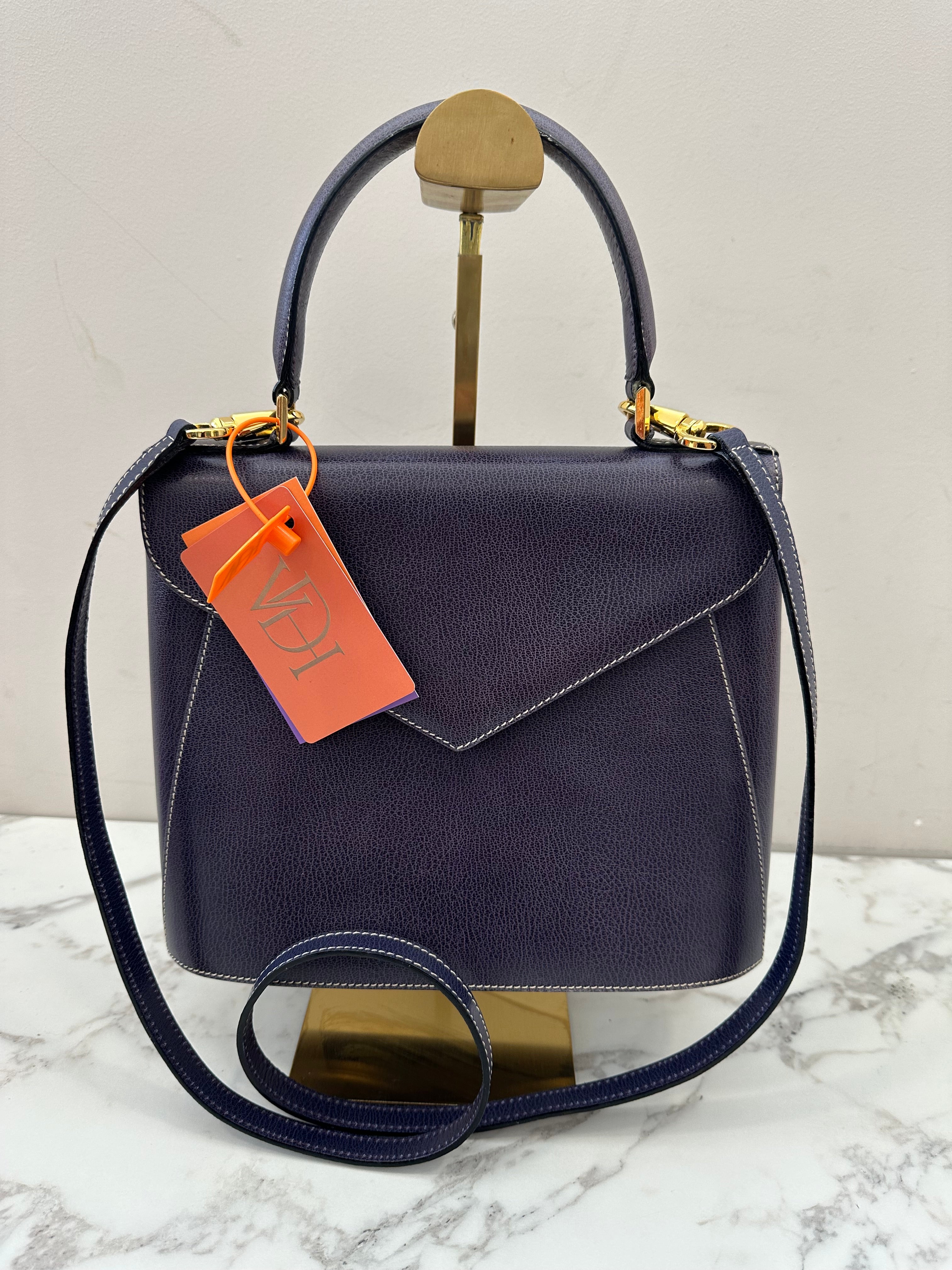 Salvatore Ferragamo Blue Leather