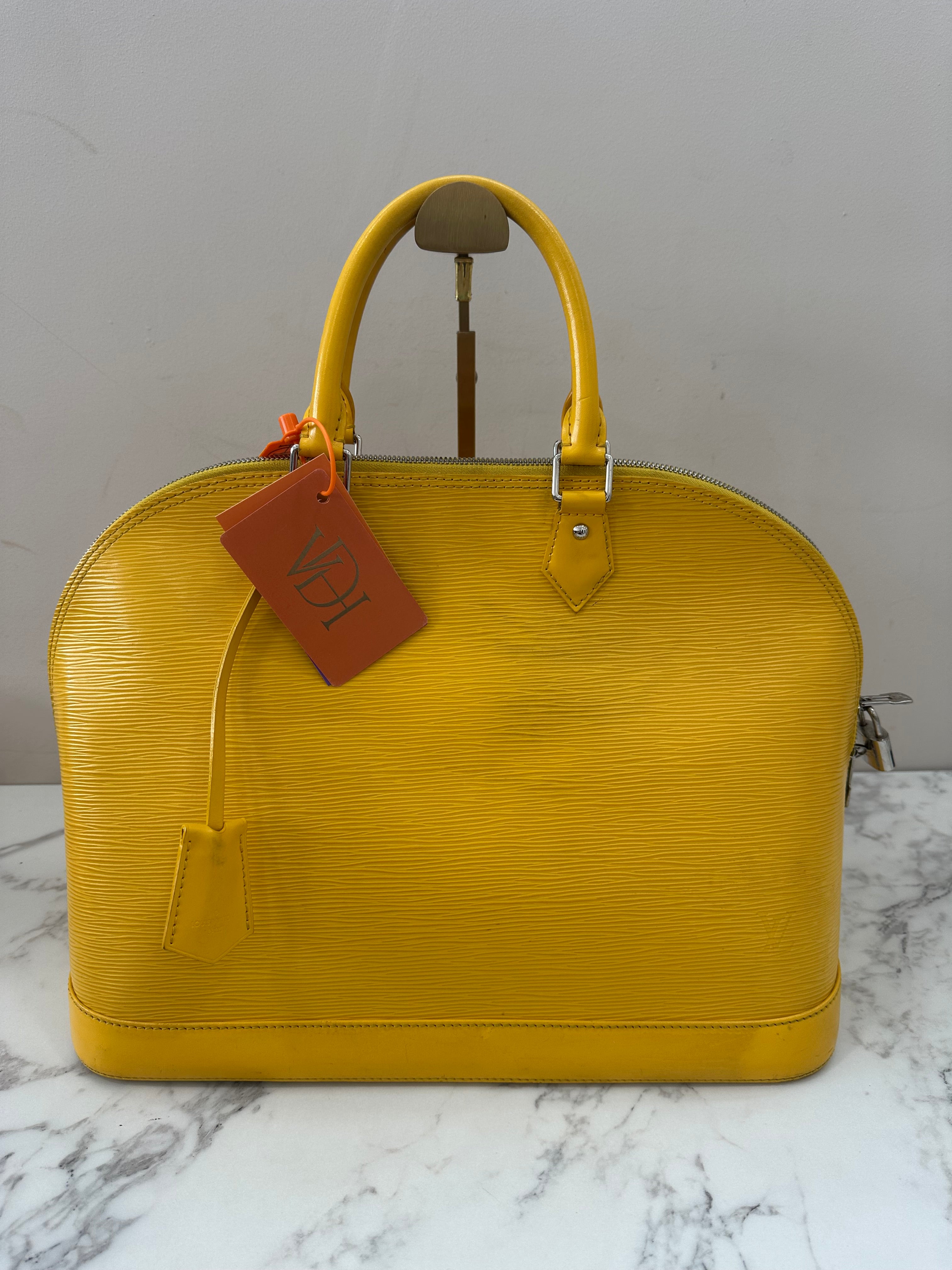 Louis Vuitton Alma Epi Yellow
