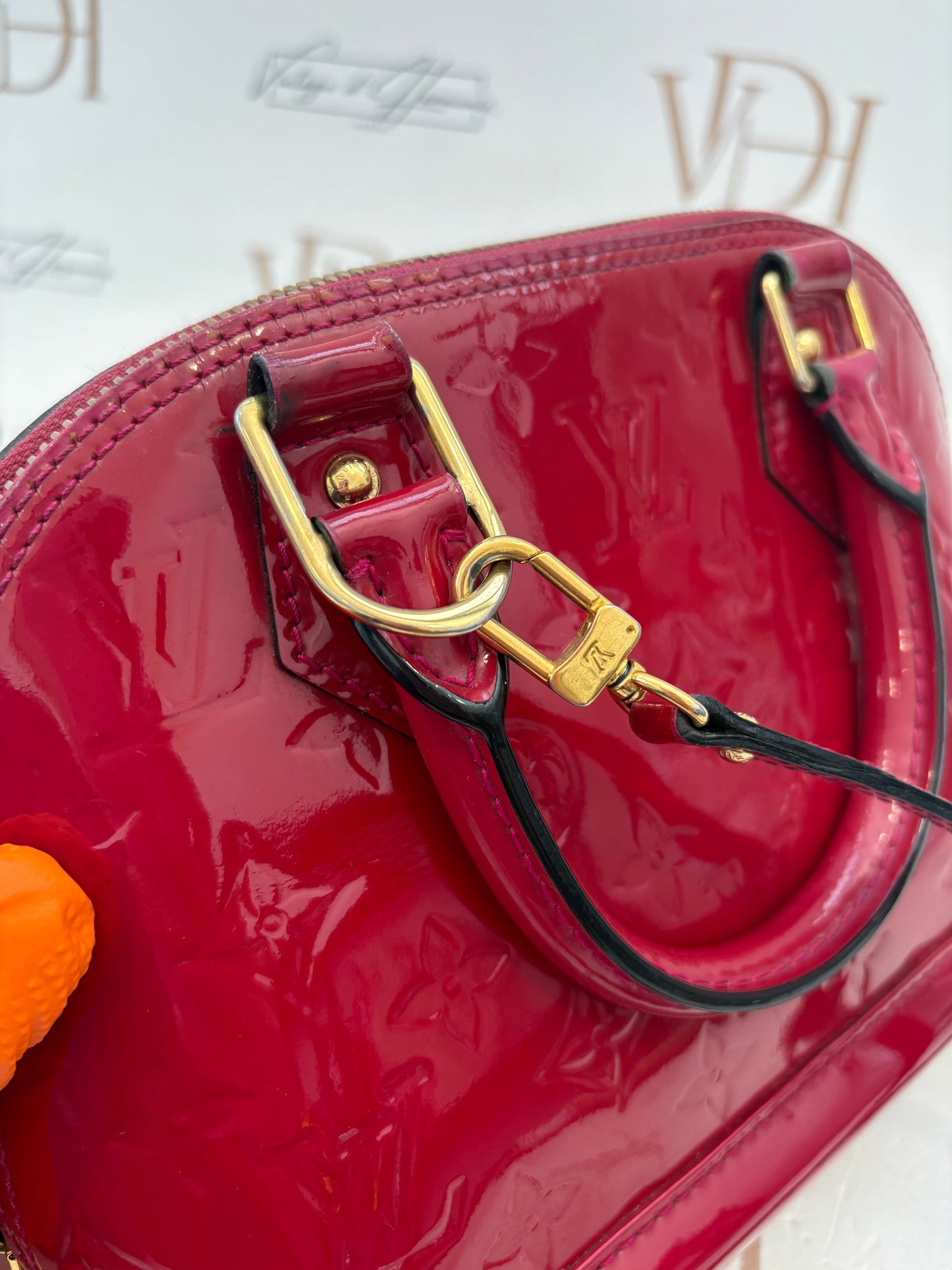 Louis Vuitton Alma BB Red Vernis