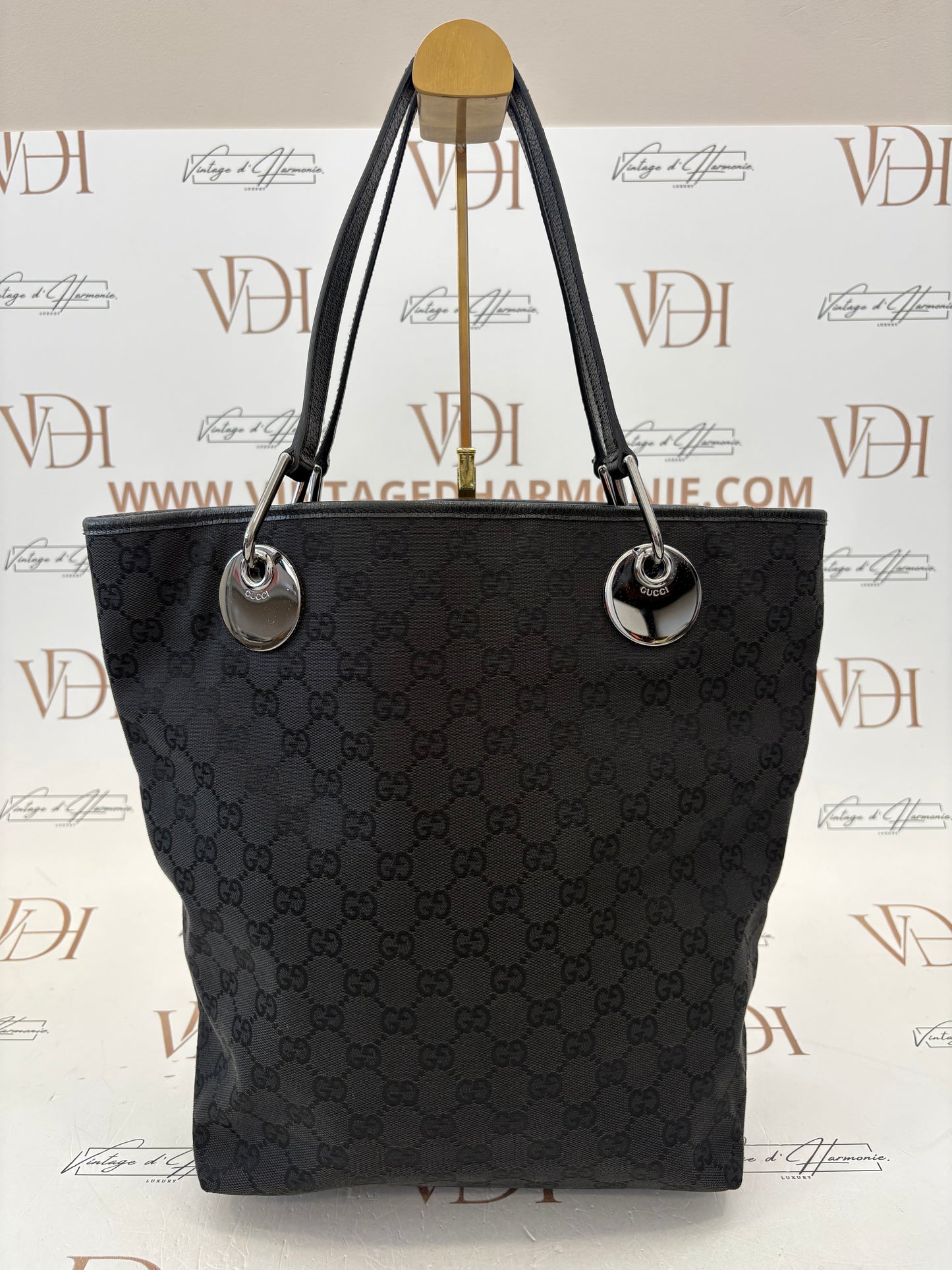 018969 - Gucci Black Canvas GG
