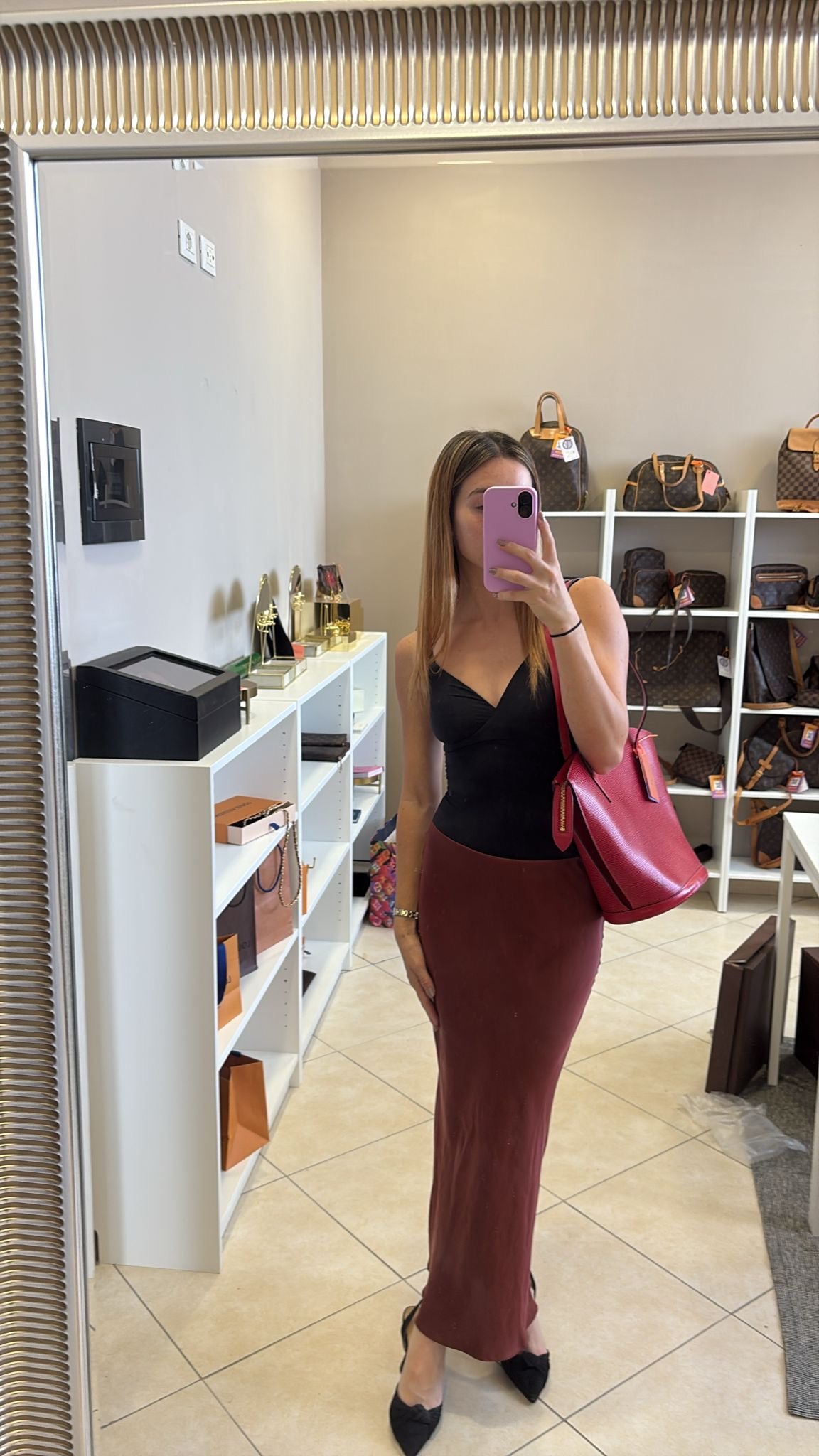 Louis Vuitton Sain Jacques Red epi