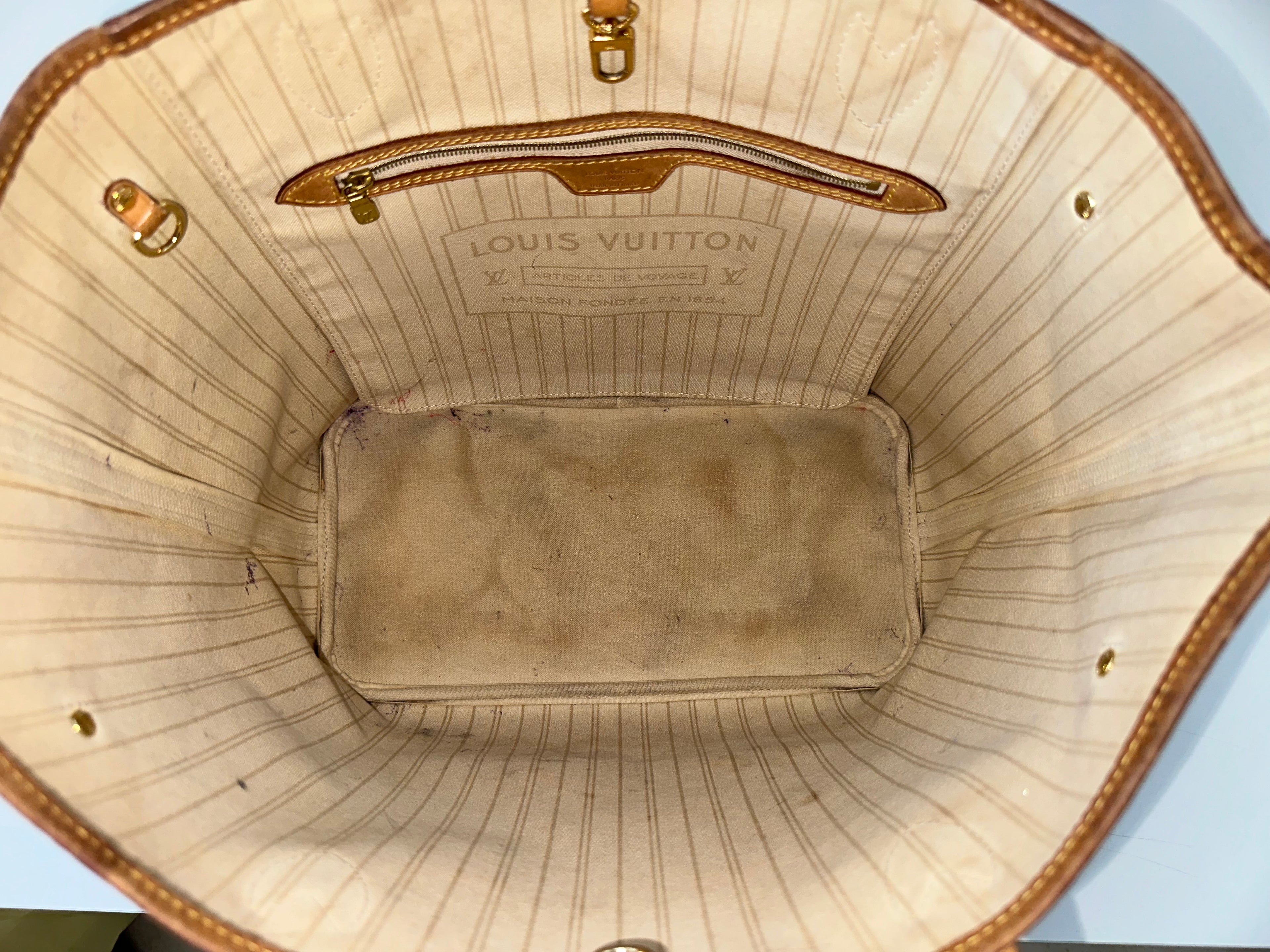 Louis Vuitton Neverfull MM Azur