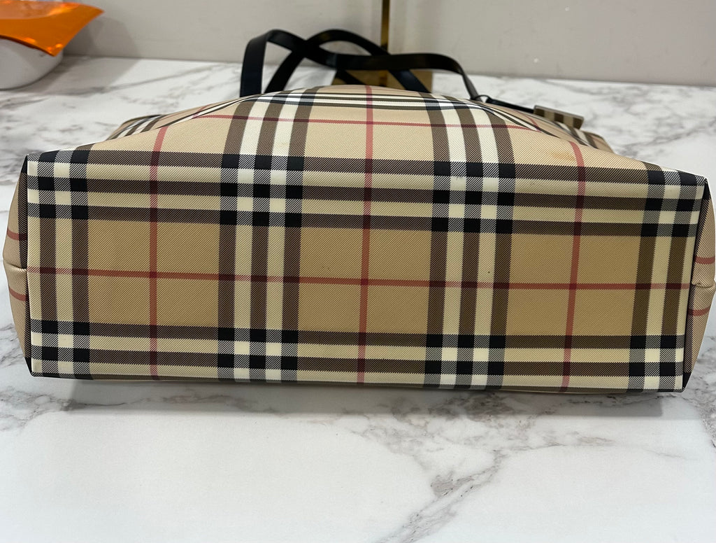 Burberry Beige PVC House Check