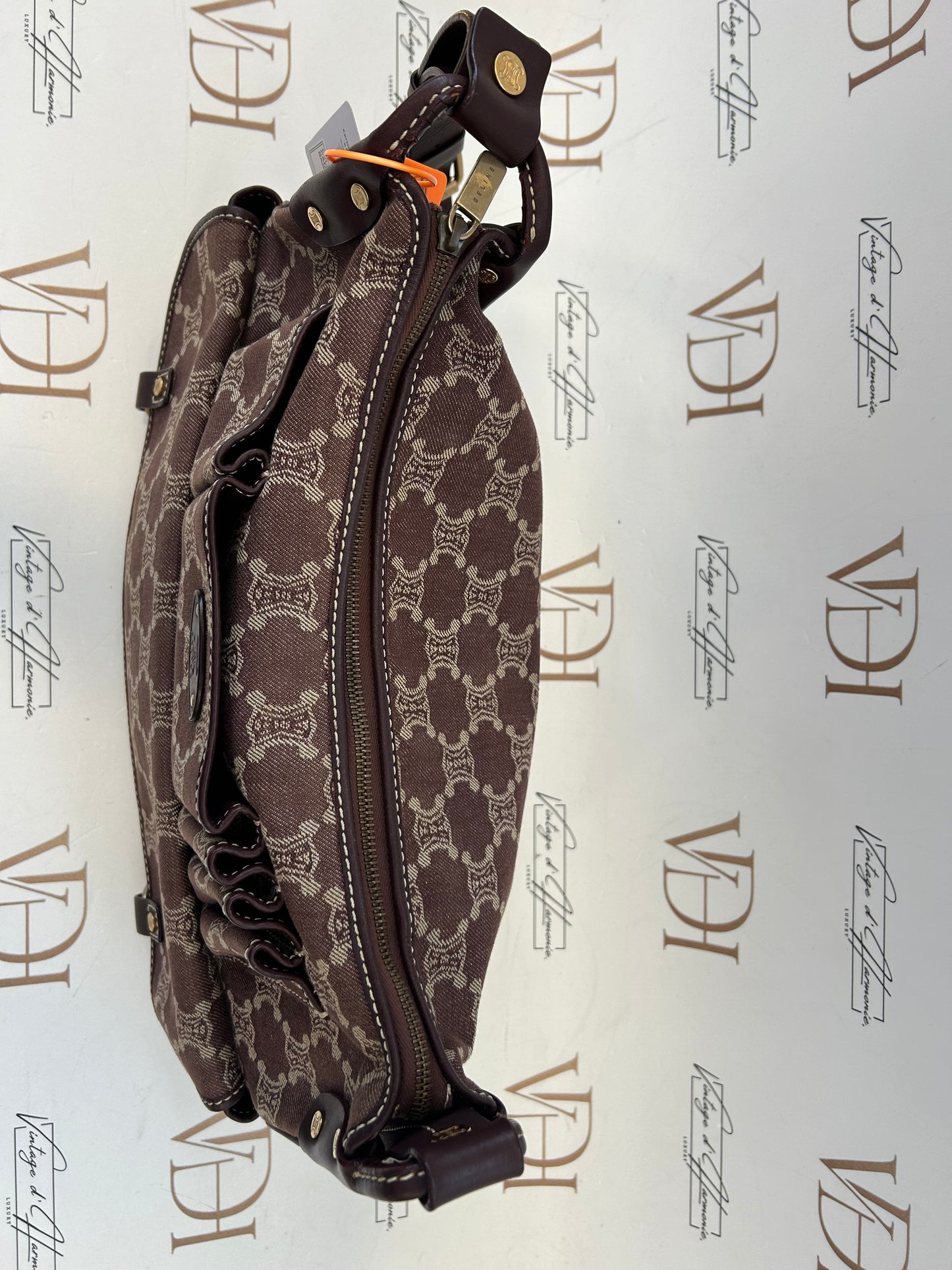 017039 - Celine Brown Macadam Shoulder