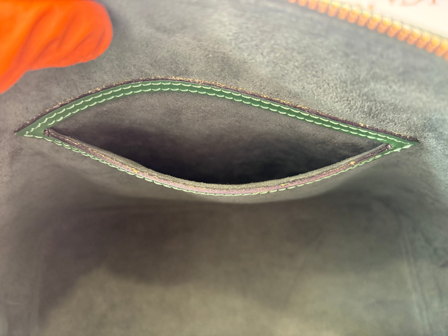 018575 - Louis Vuitton Green Epi Alma