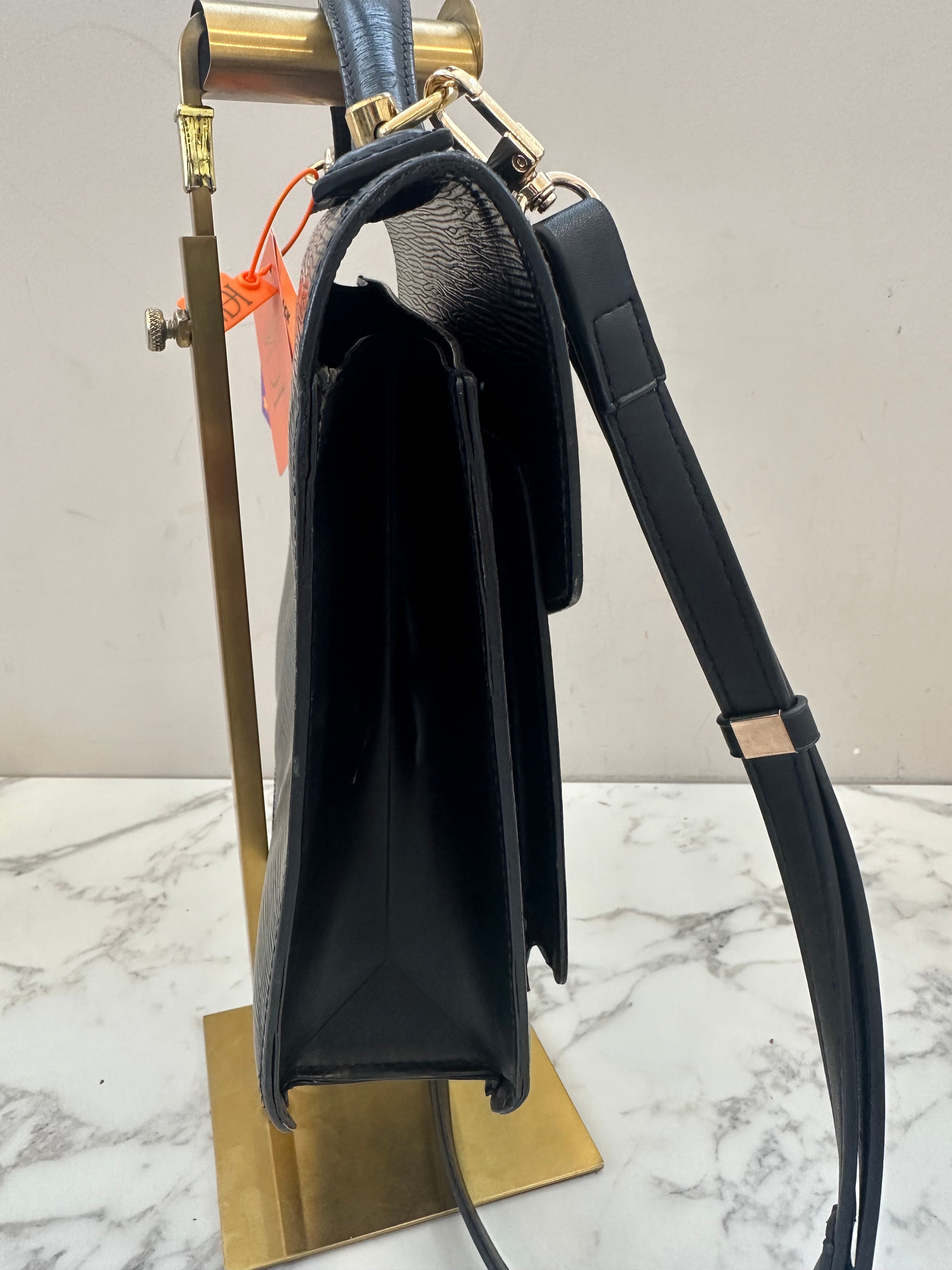 Louis Vuitton Epi Black Monceau 28