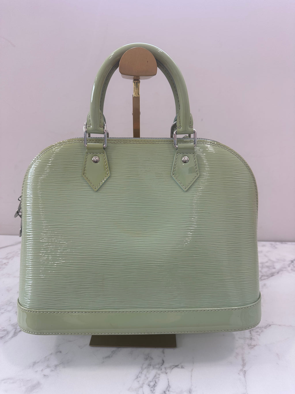 Louis Vuitton Alma Epi Green Vernis