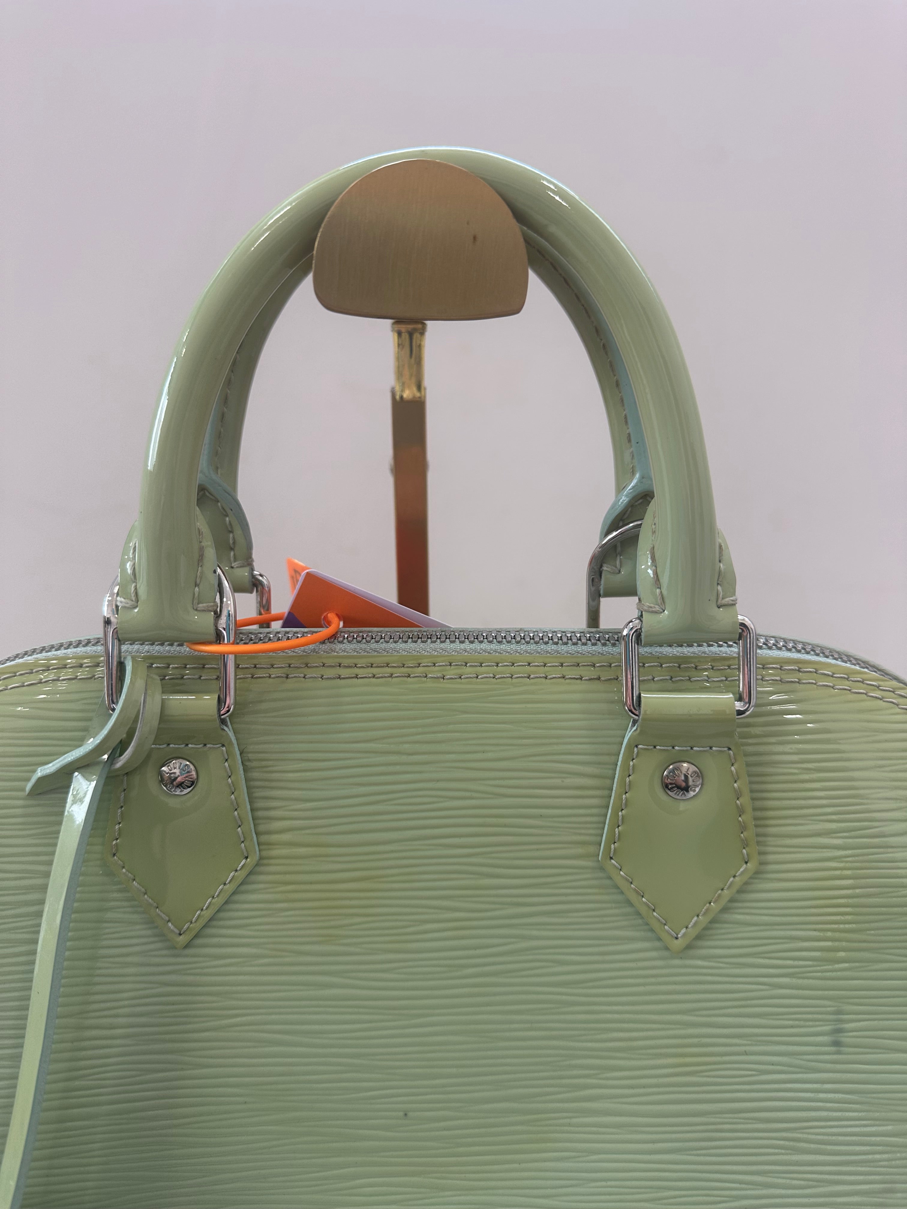 Louis Vuitton Alma Epi Green Vernis