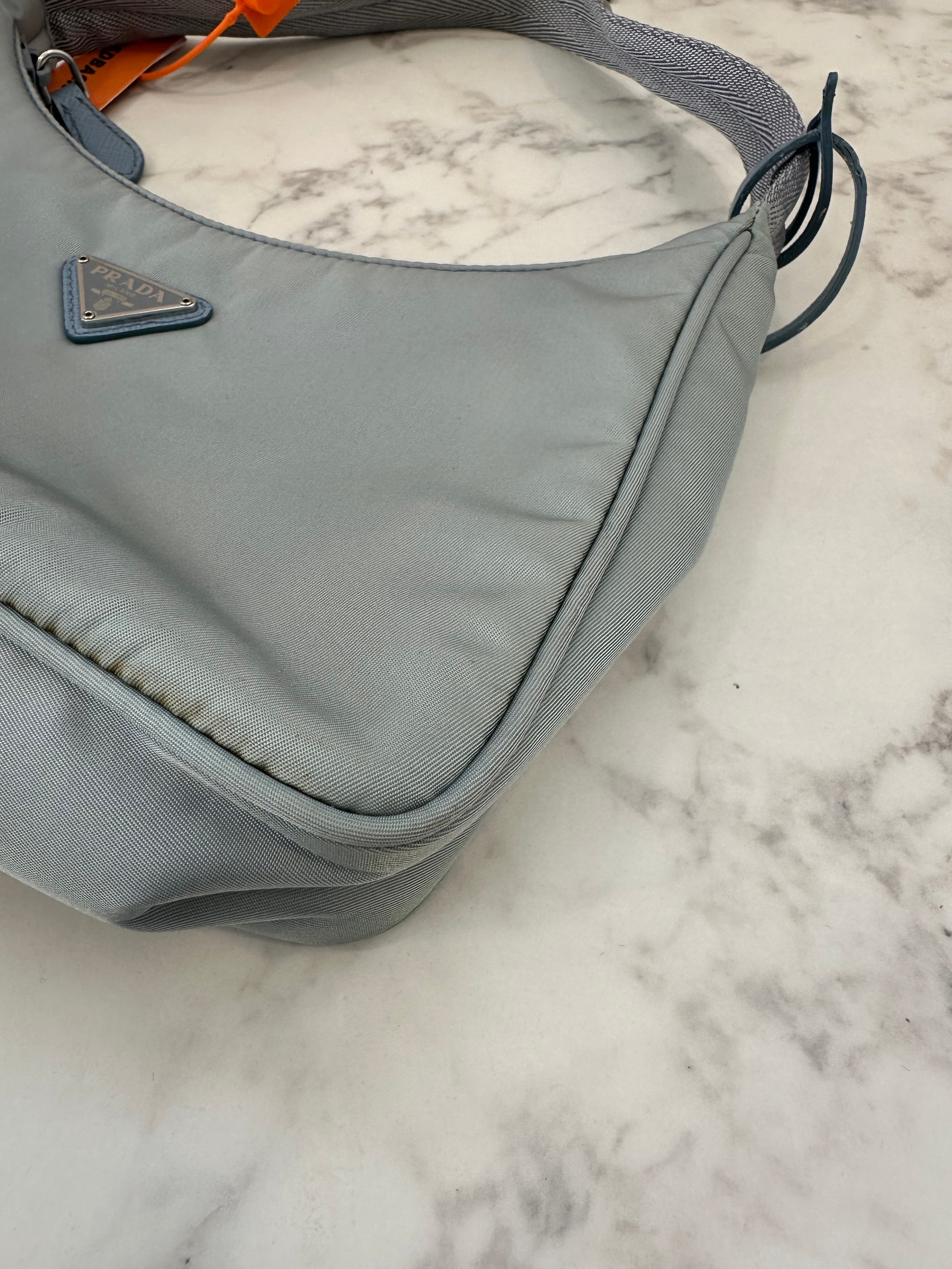 Prada Hobo Gray