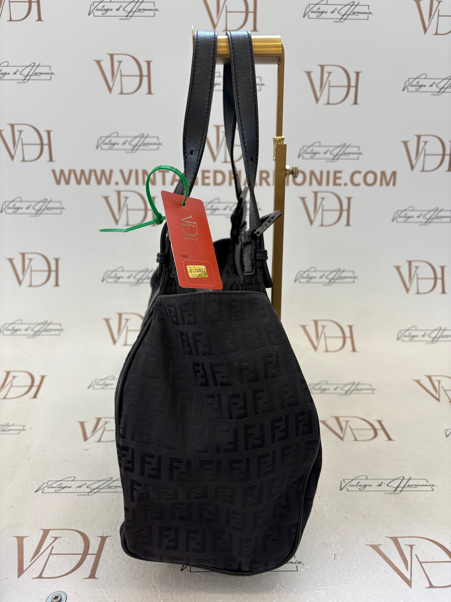 017081 - Fendi Black Zucchino