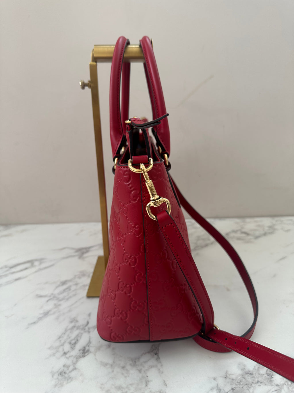 Gucci Tote Red Strap