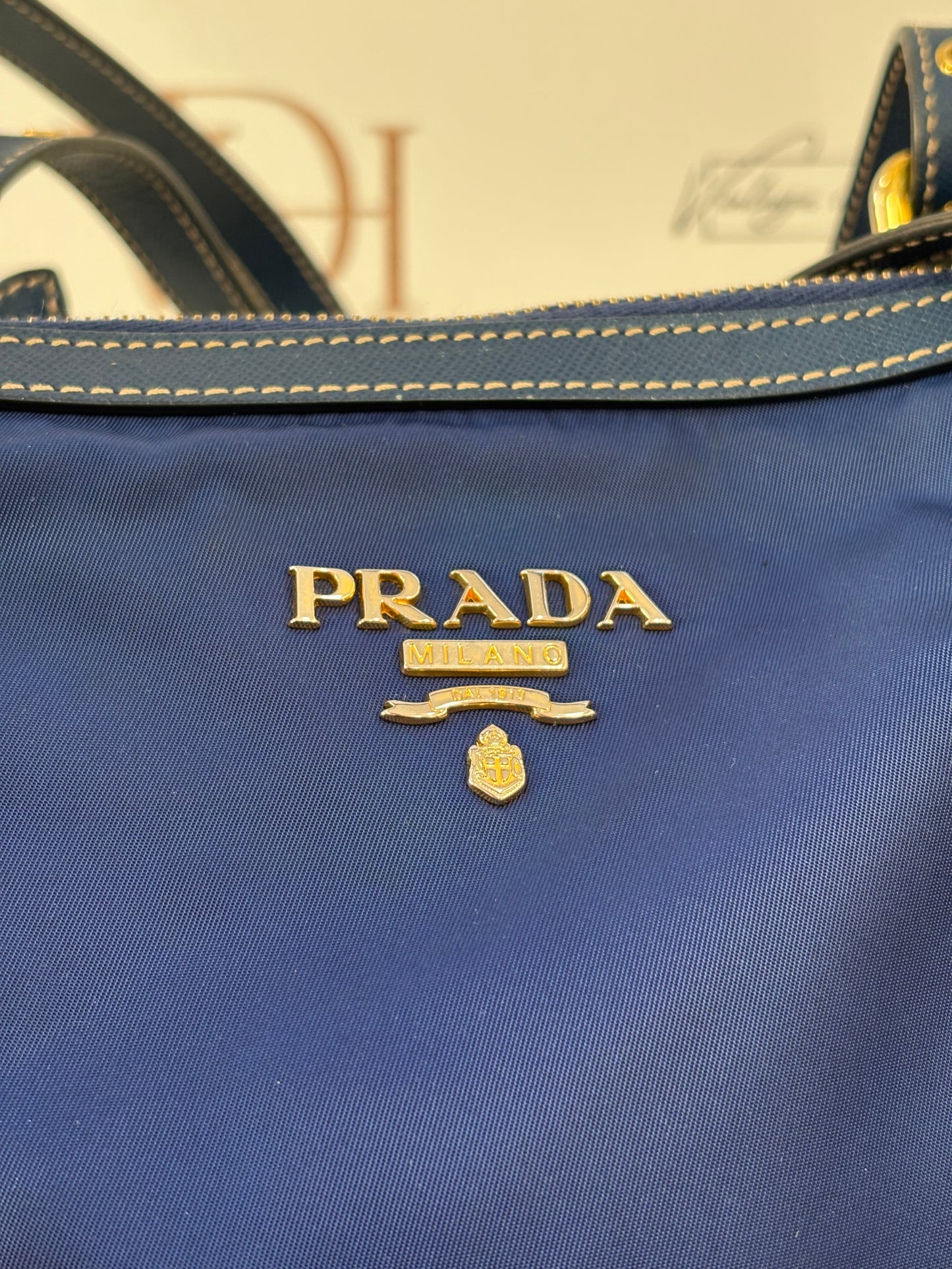 383870 - Prada Blue Nylon