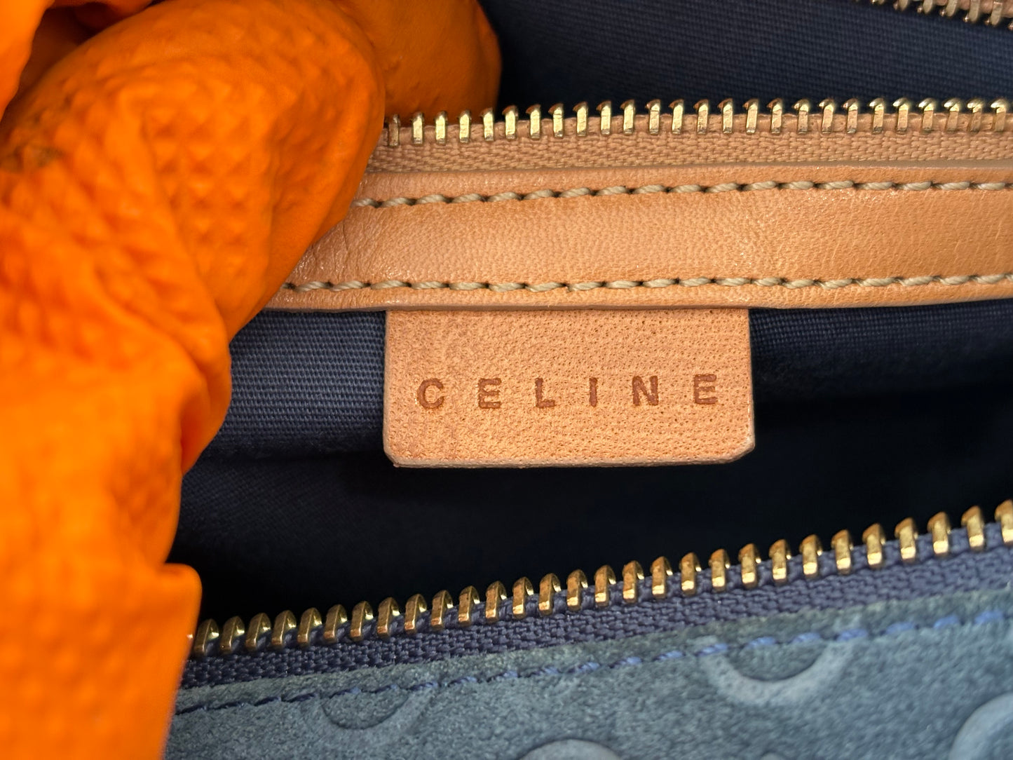 017102 - Céline Navy Suede