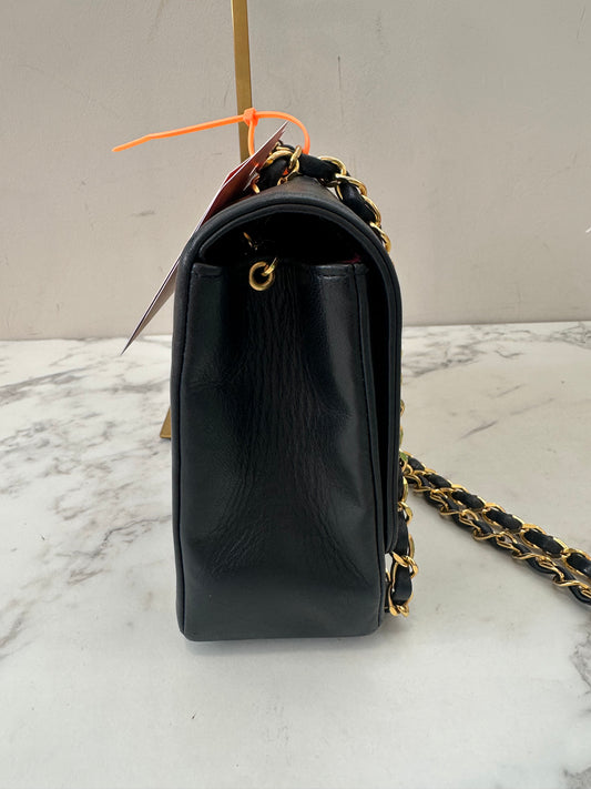 Chanel Black Lambskin Single
