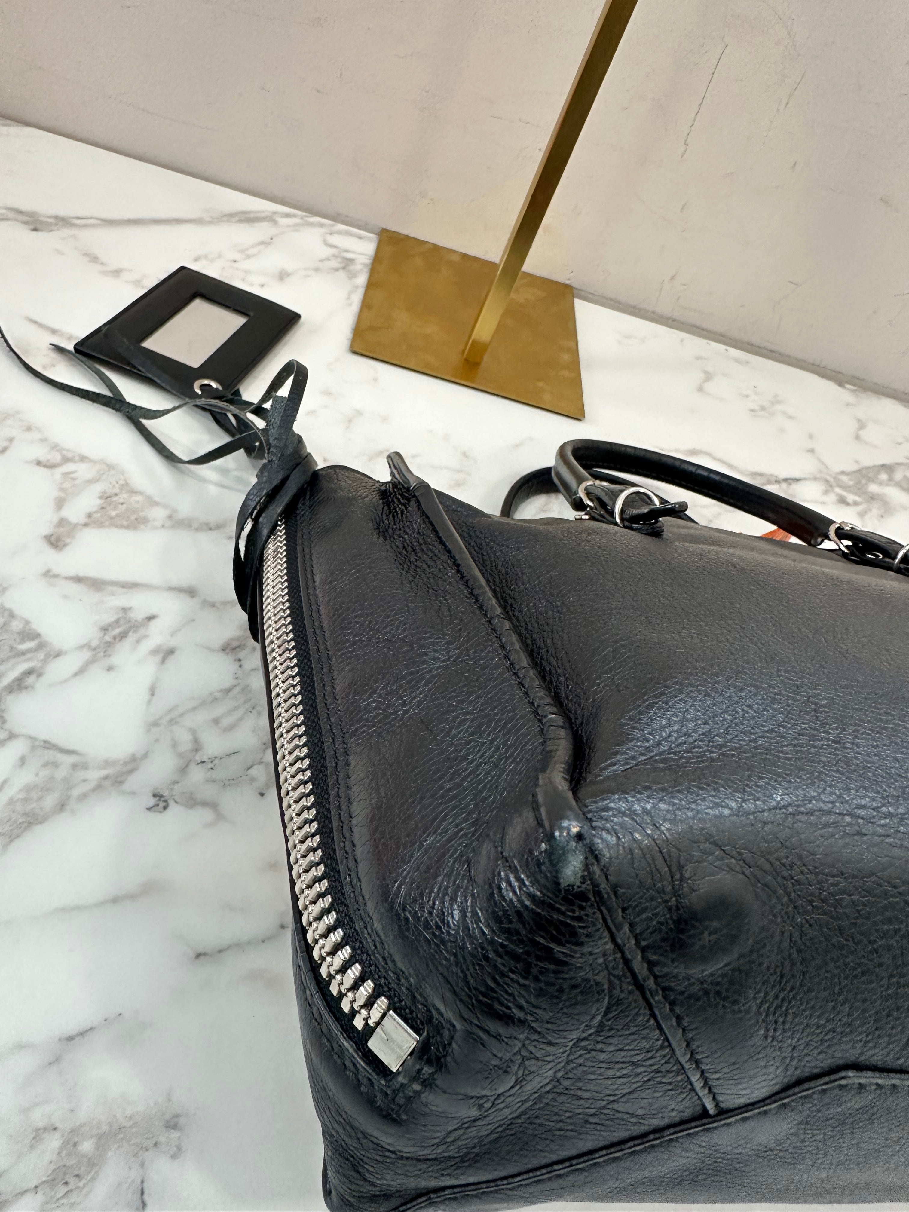 Balenciaga Black Leather