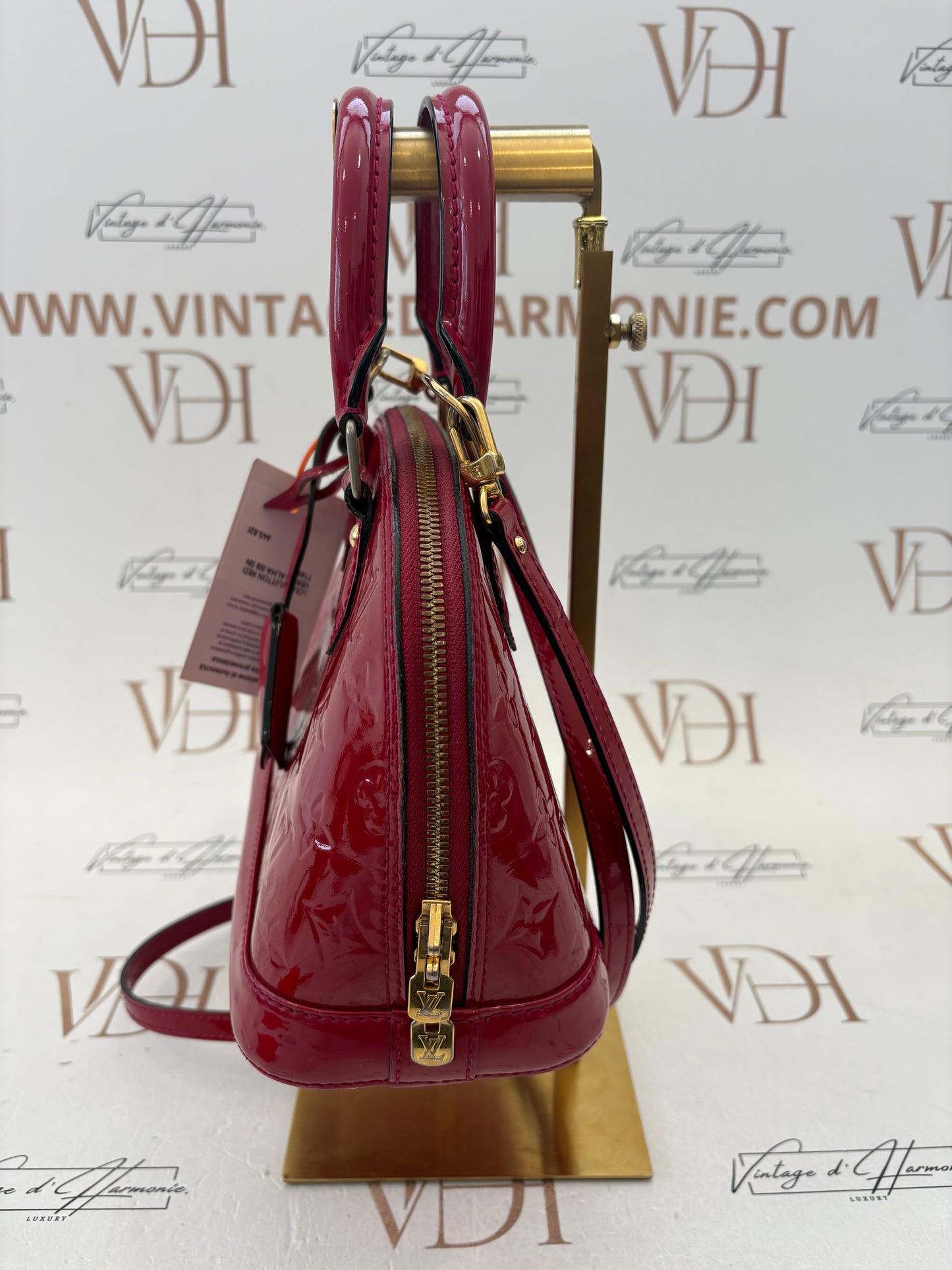 Louis Vuitton Alma BB Red Vernis