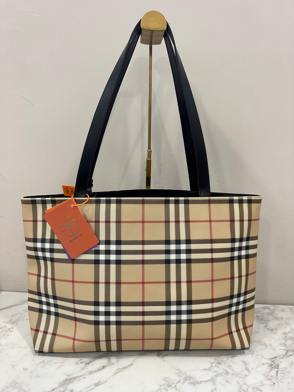 Burberry Beige PVC House Check