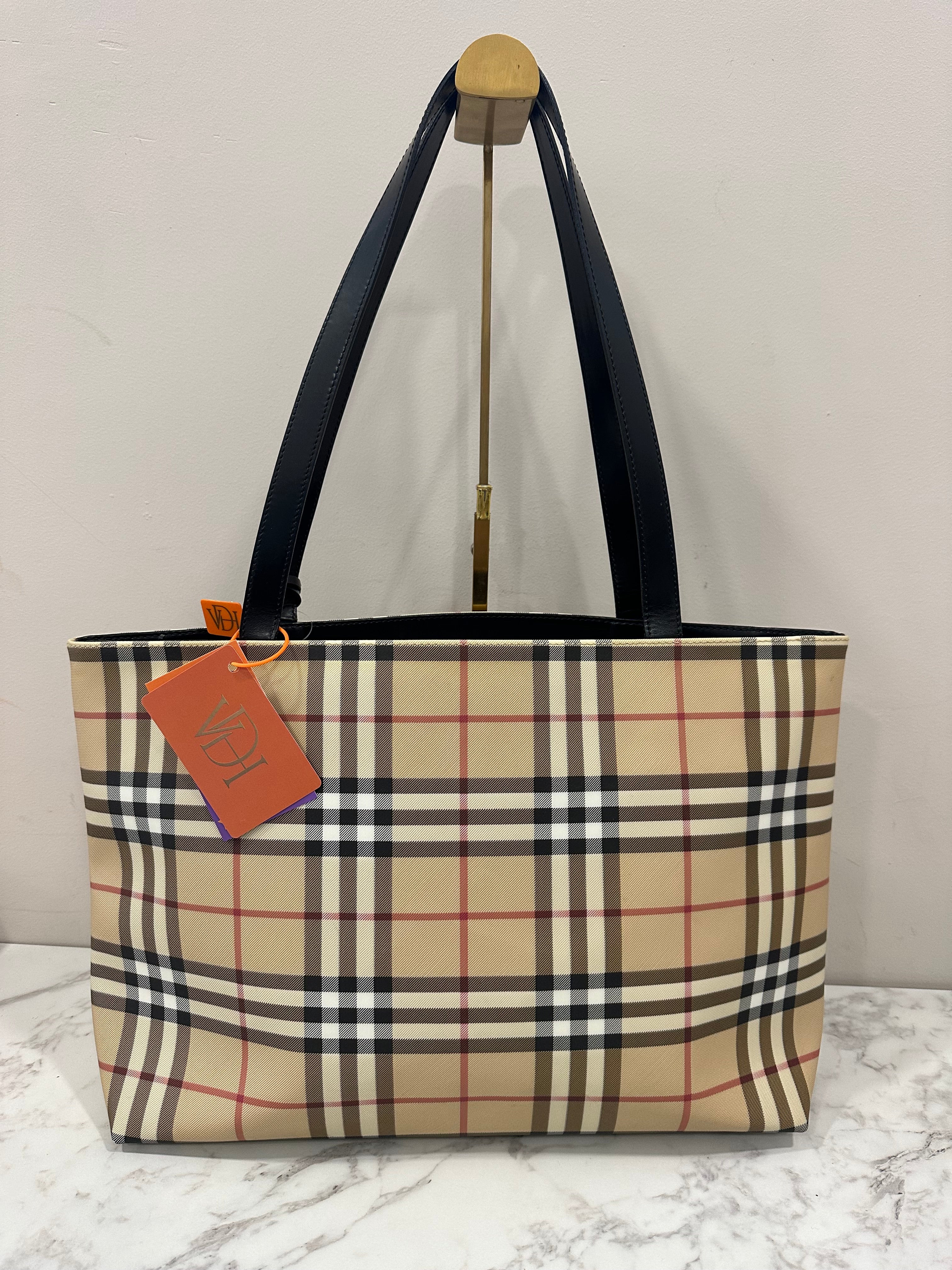 Burberry Beige PVC House Check
